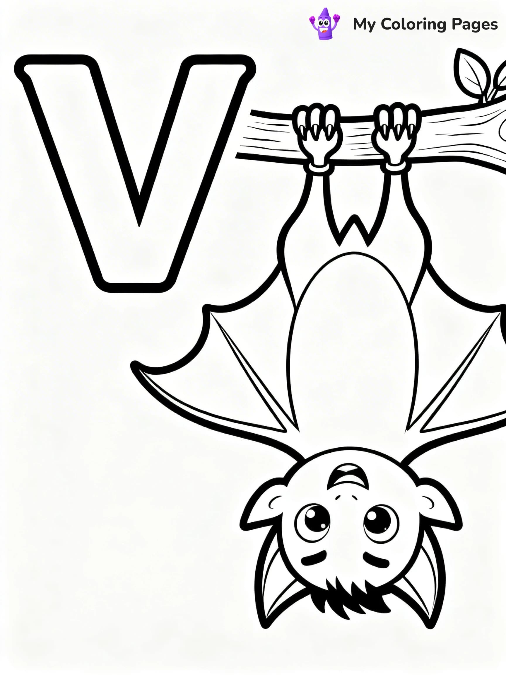 Letter V Coloring Pages - 4