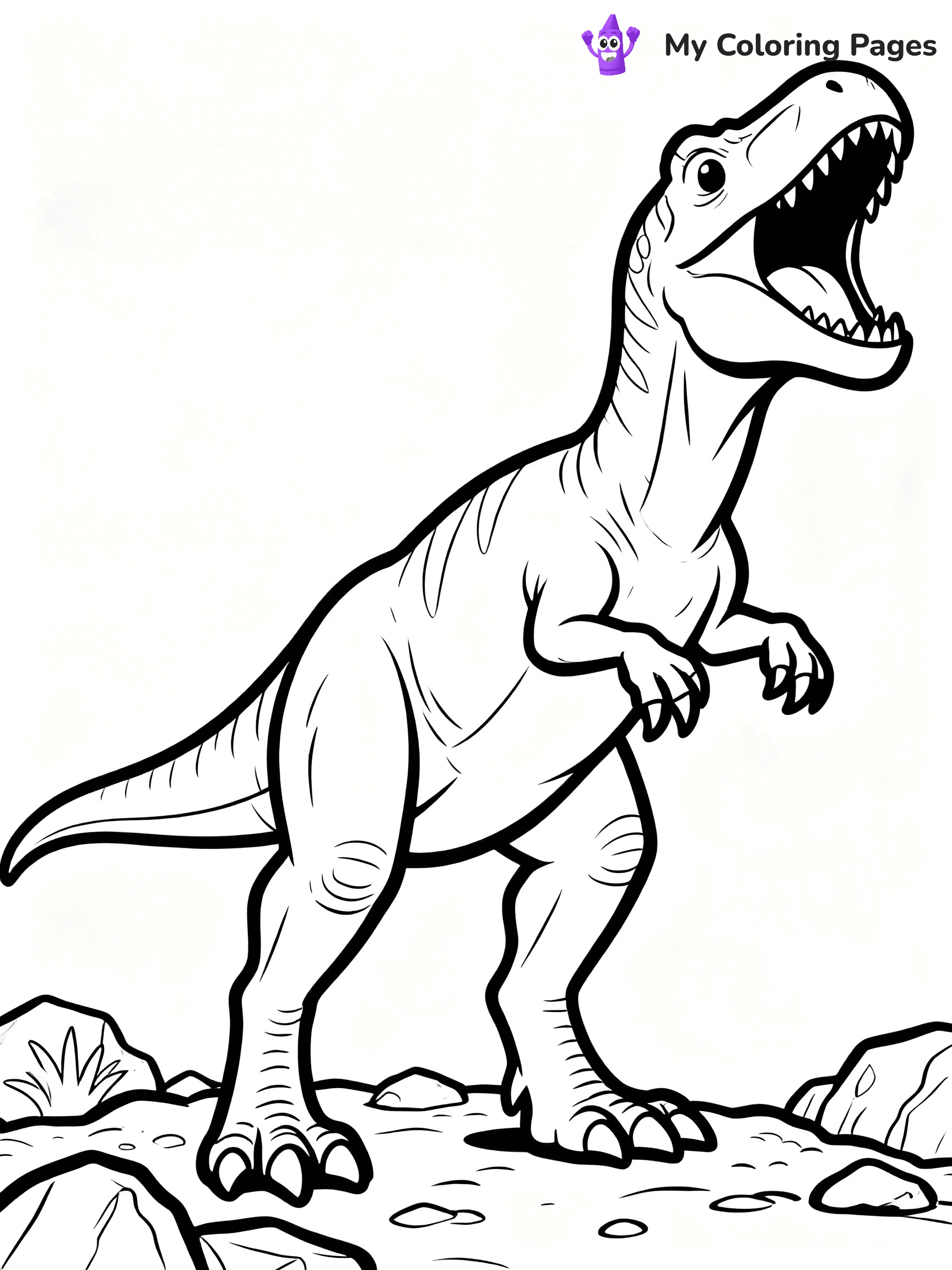 Carnotaurus Coloring Pages - 10