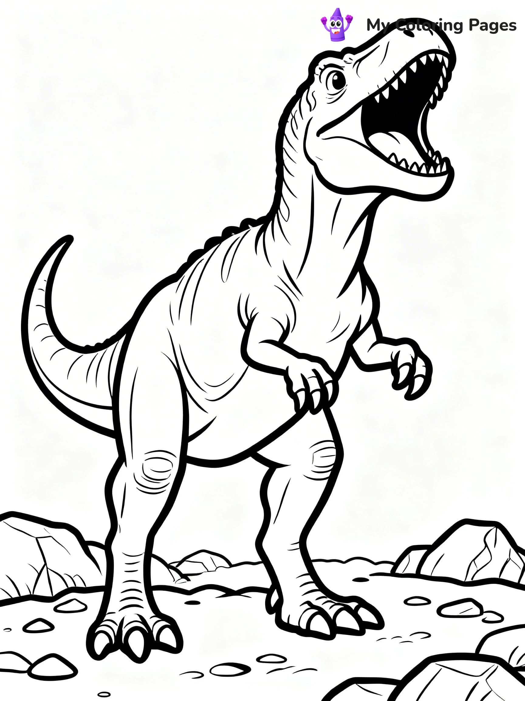 Carnotaurus Coloring Pages - 8