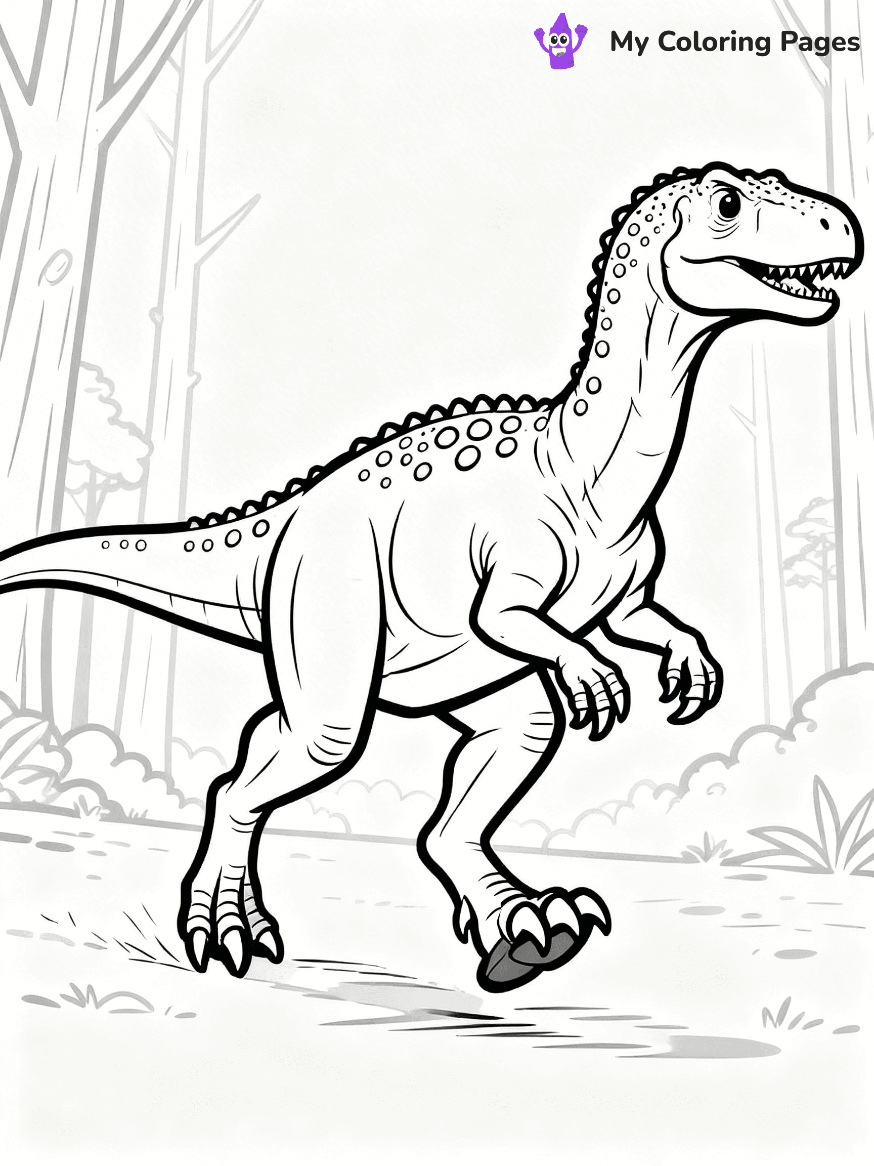 Carnotaurus Coloring Pages - 2