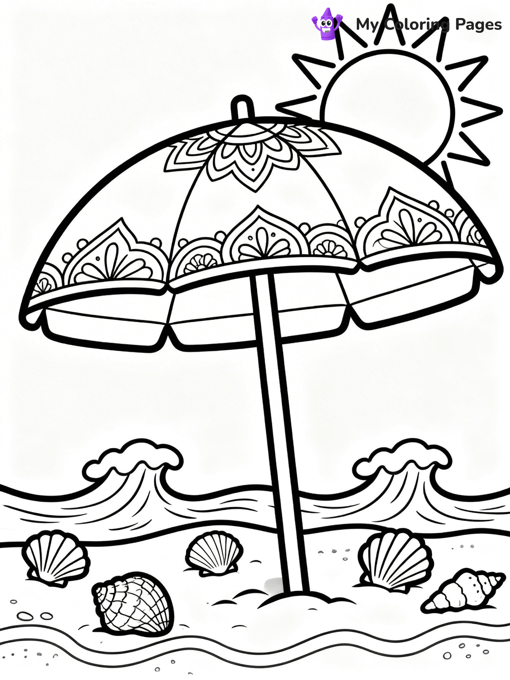 Umbrella Coloring Pages - 24