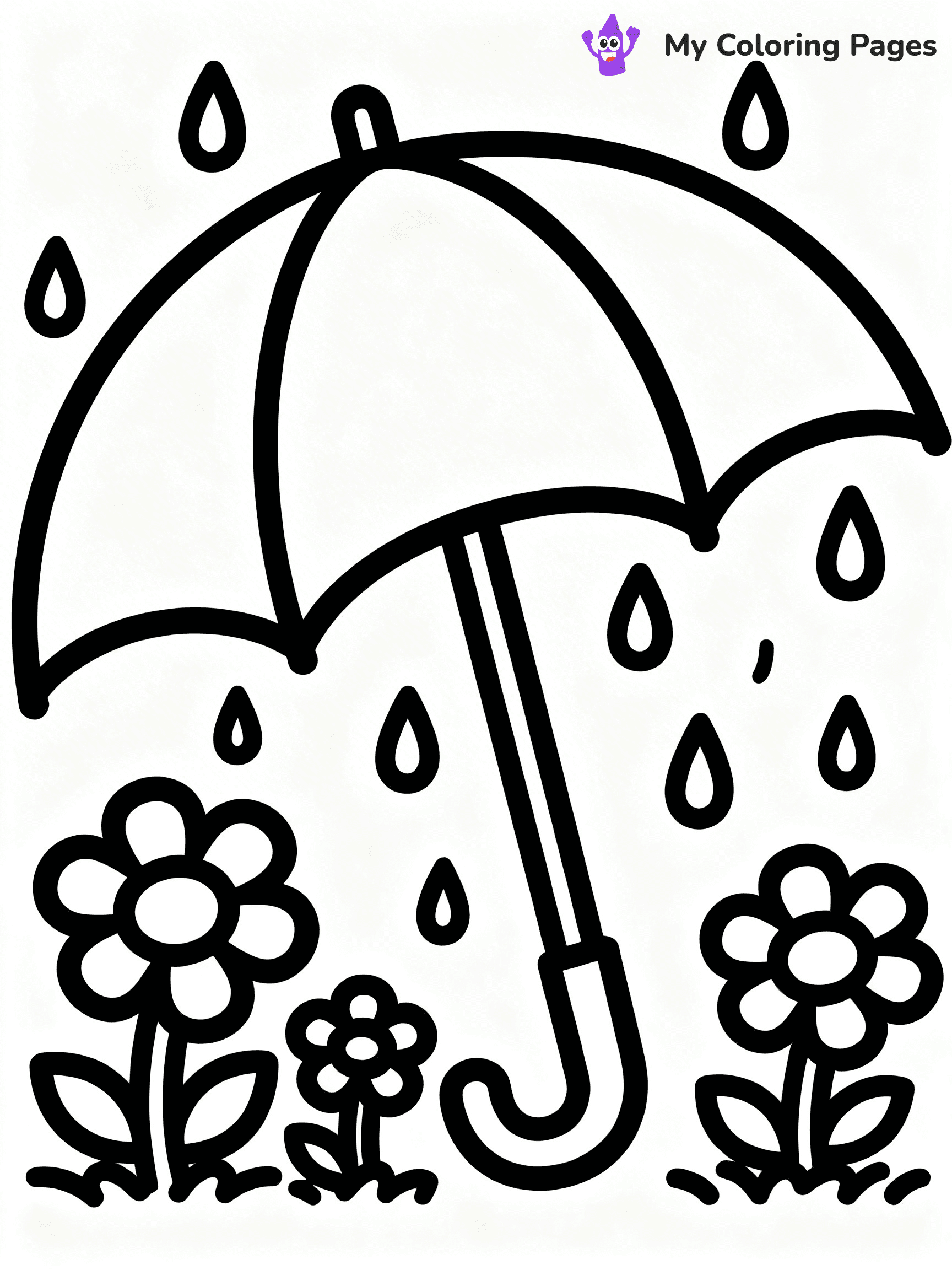 Umbrella Coloring Pages - 20