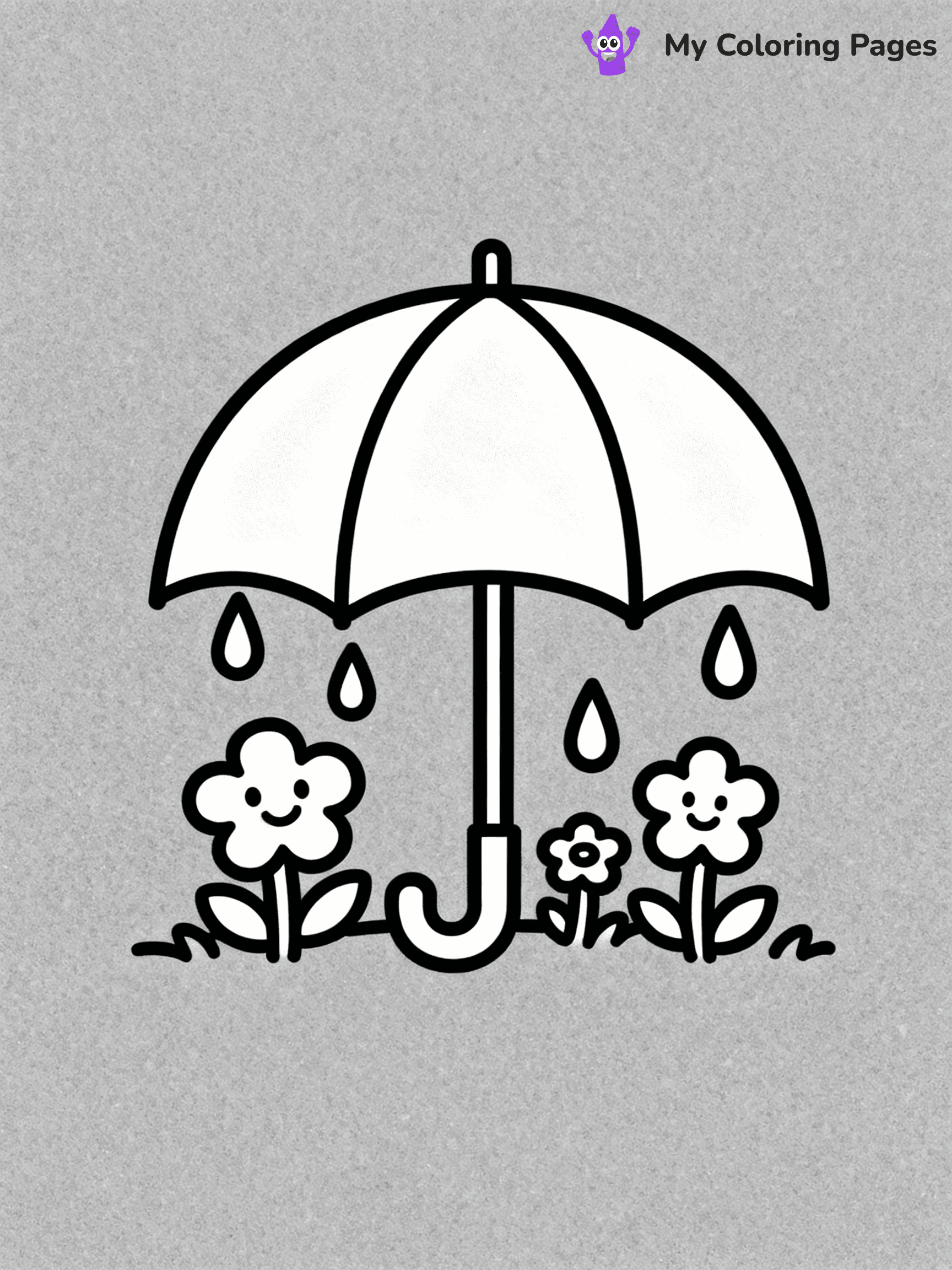 Umbrella Coloring Pages - 17
