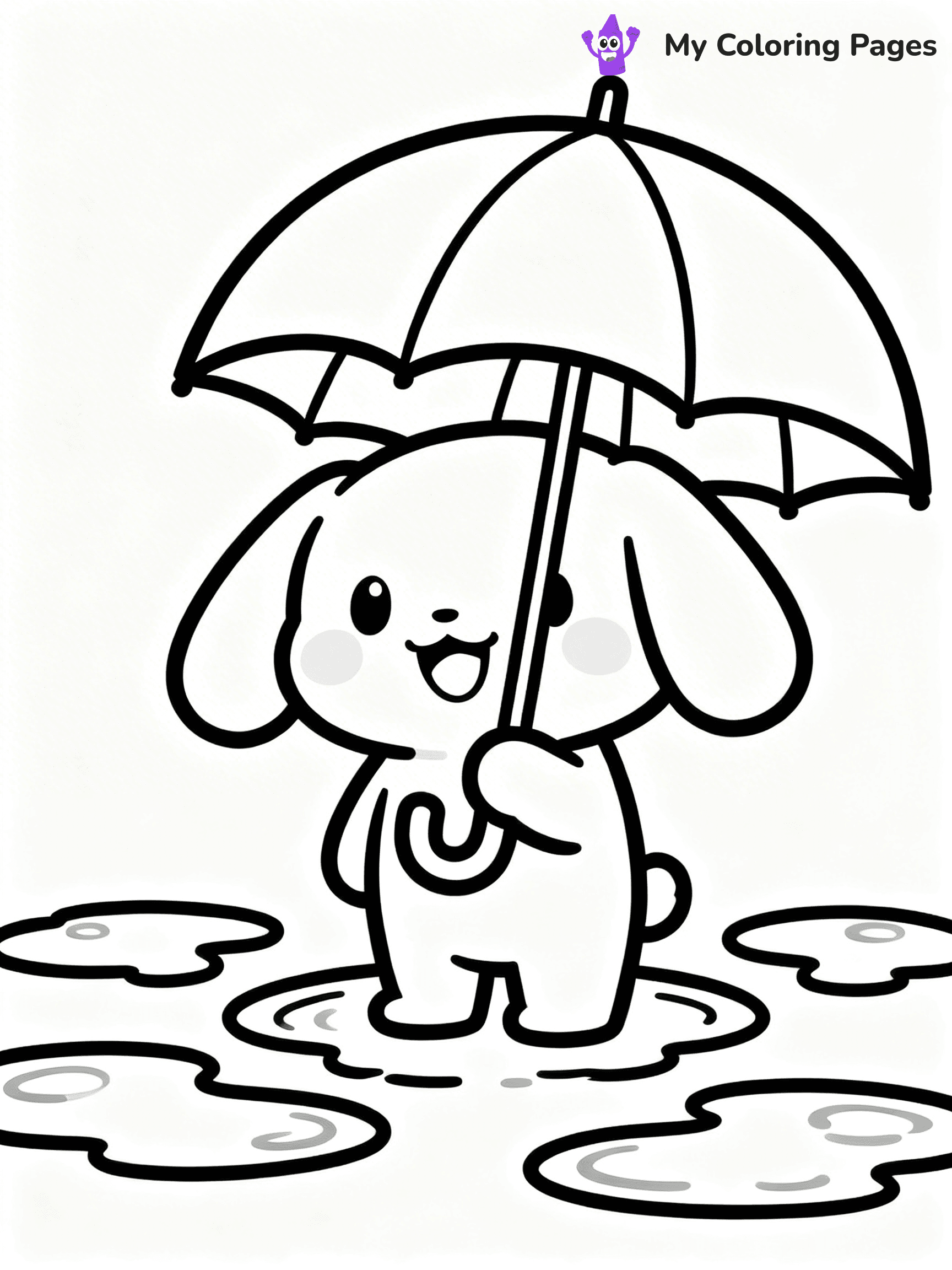Umbrella Coloring Pages - 5