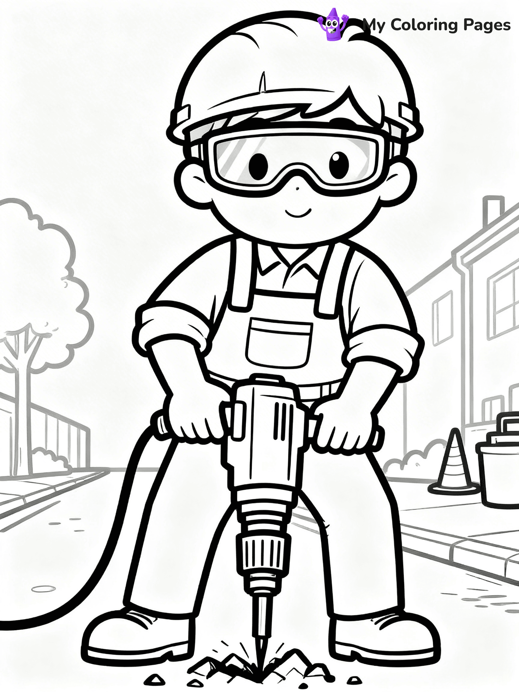 Construction Coloring Pages - 117