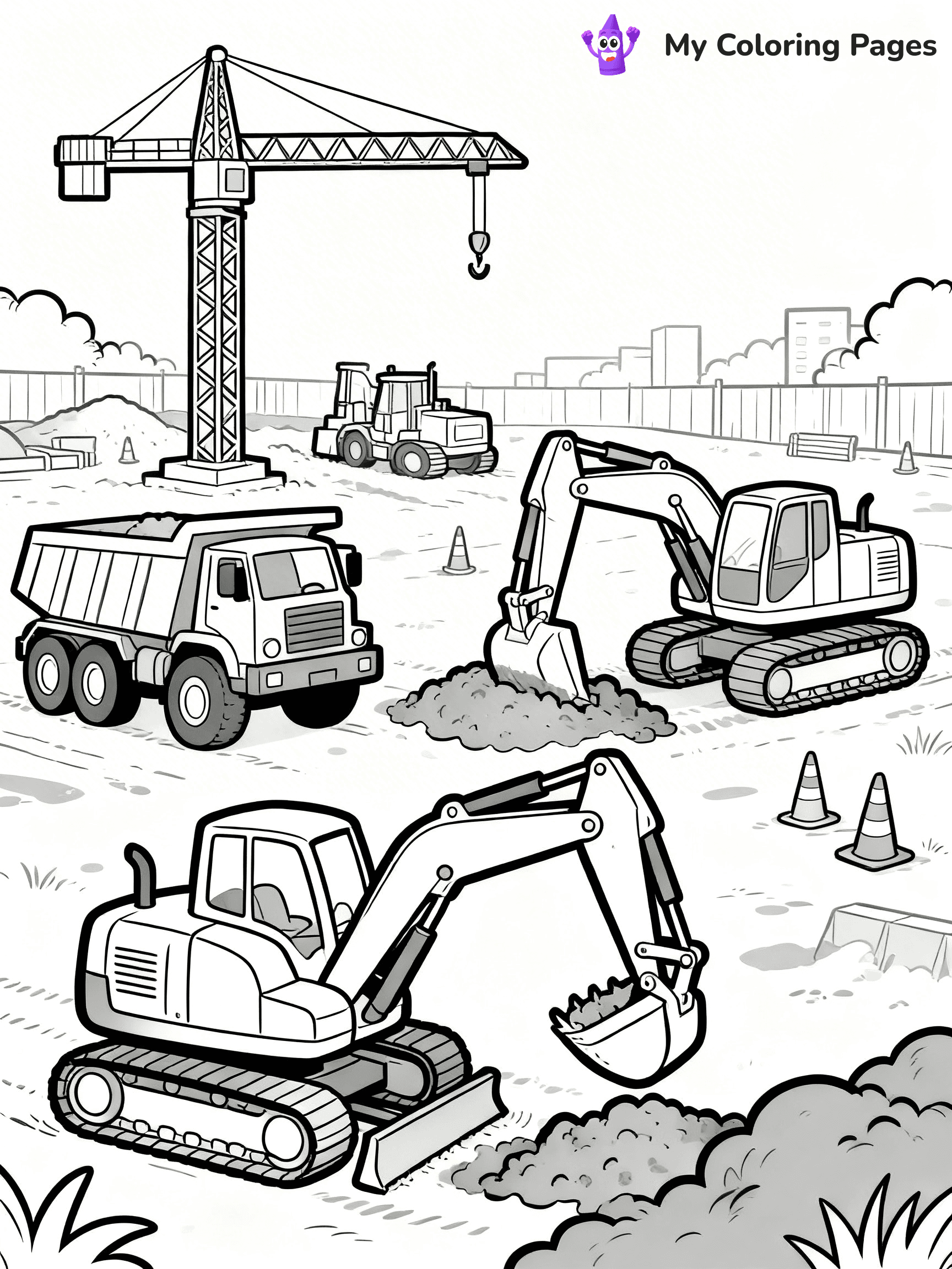Construction Coloring Pages - 102