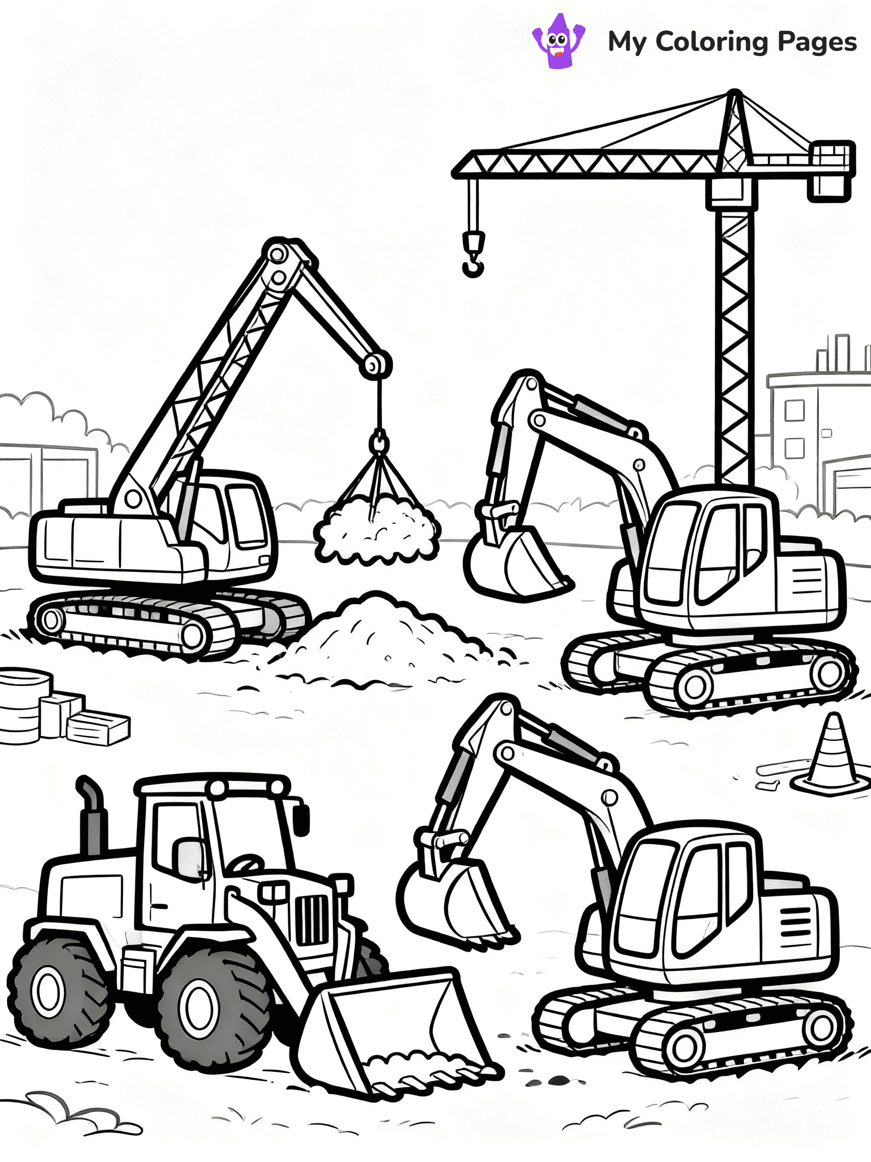 Construction Coloring Pages - 99