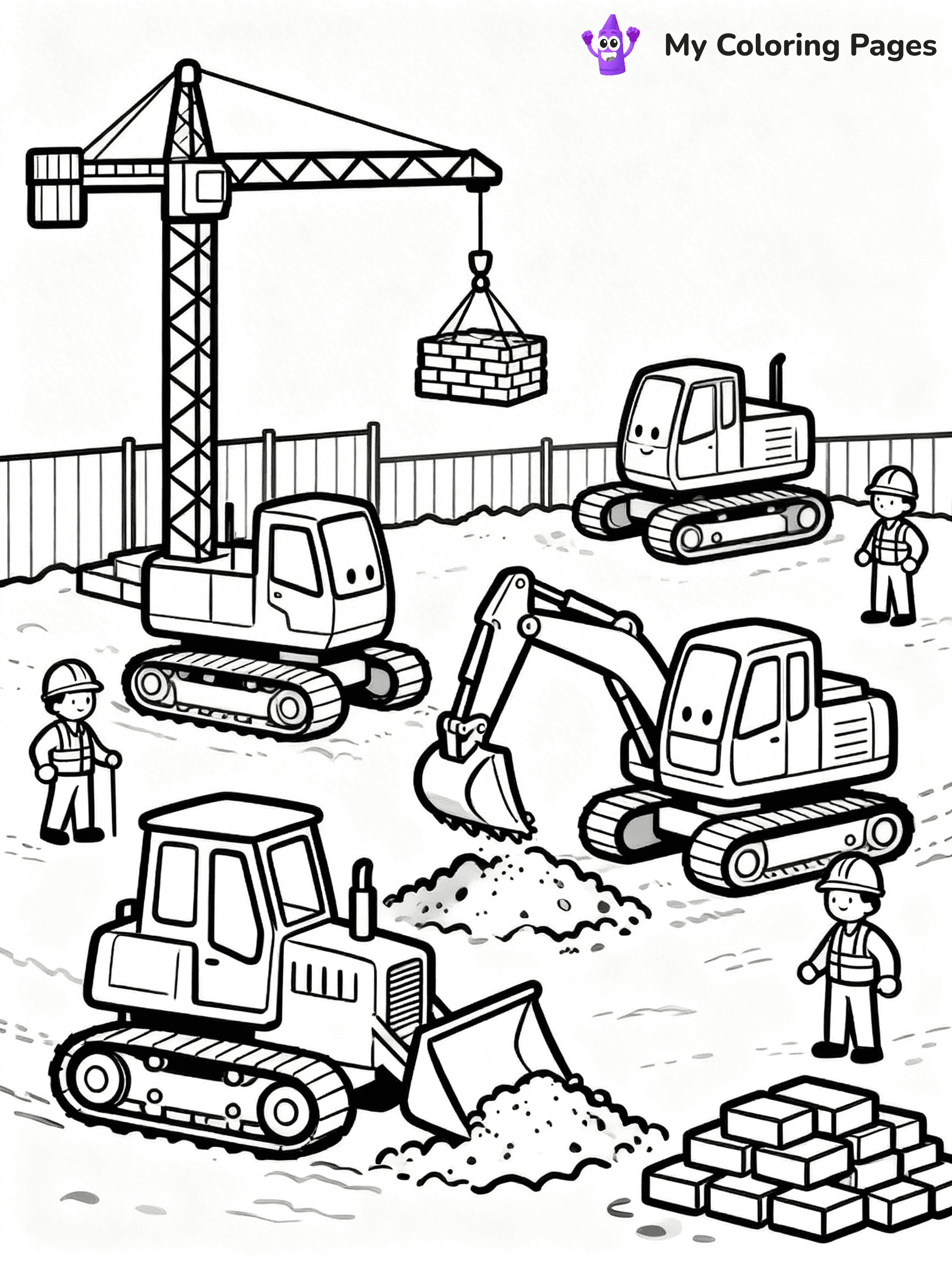 Construction Coloring Pages - 98