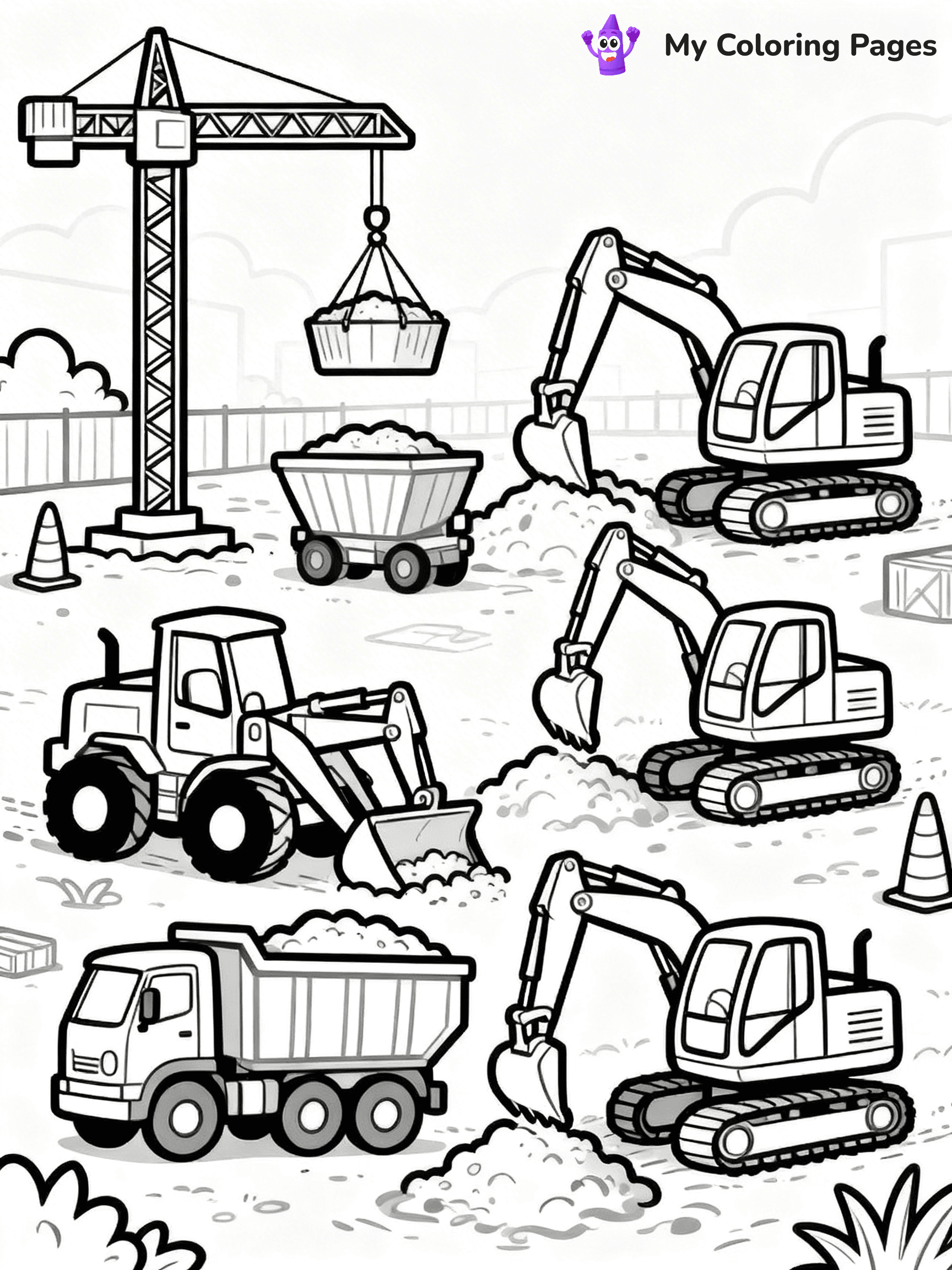 Construction Coloring Pages - 97