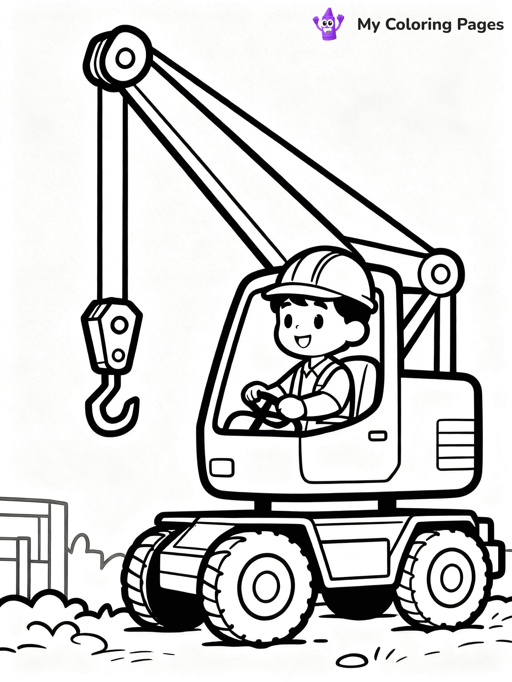 Construction Coloring Pages - 1