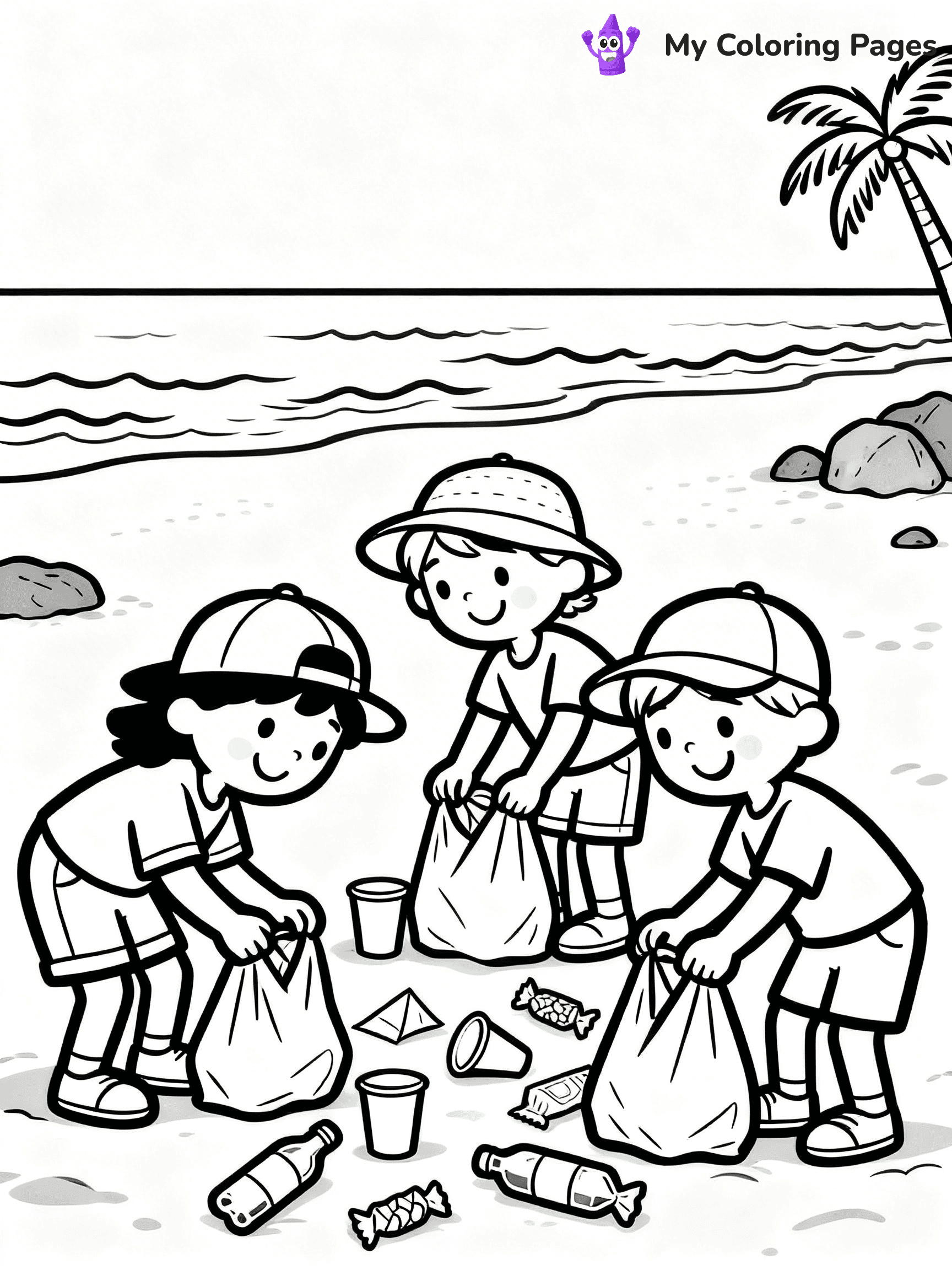 Helping Others Coloring Pages For Preschoolers - 11