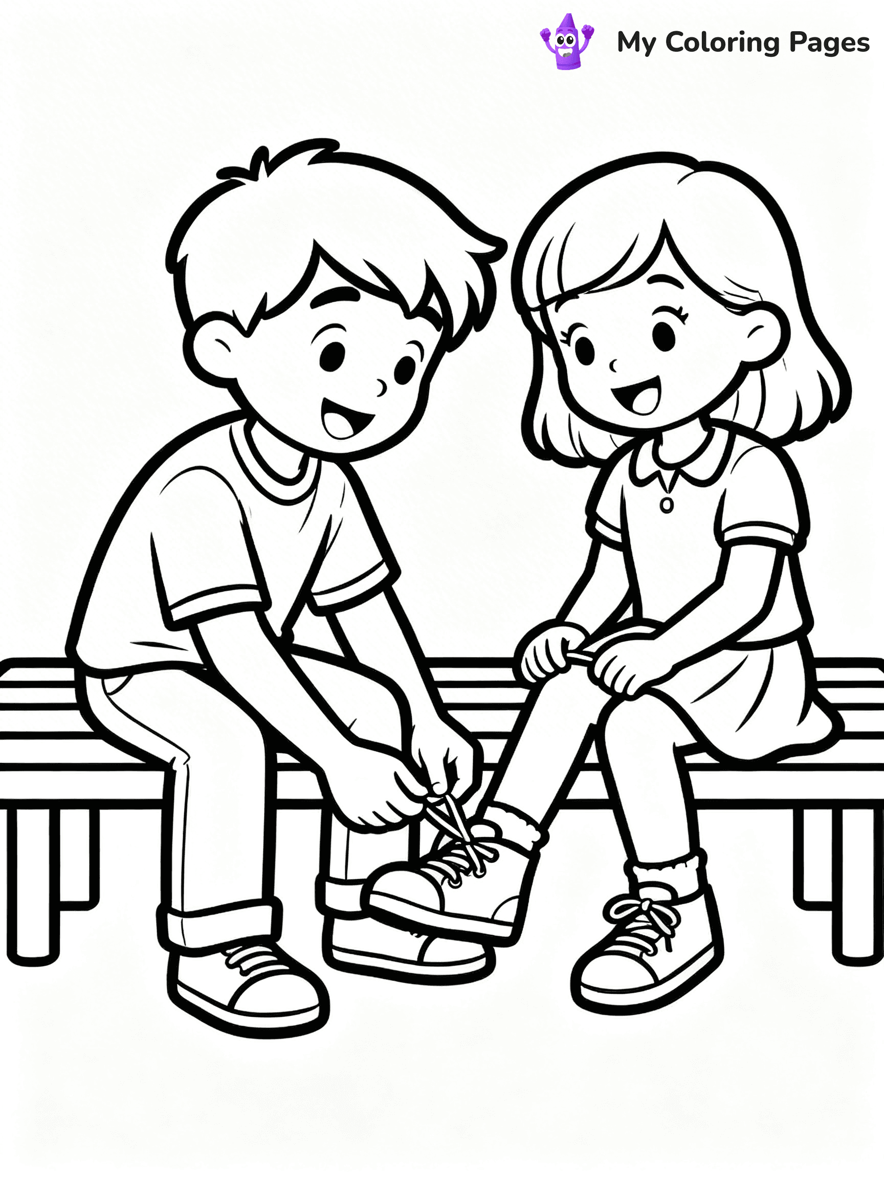 Helping Others Coloring Pages For Preschoolers - 5