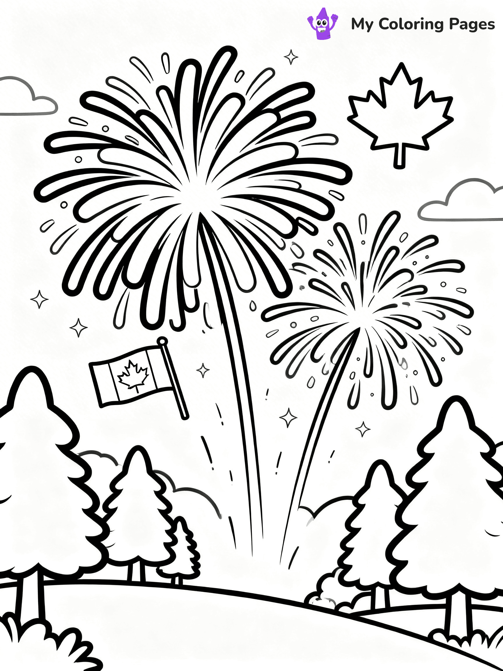 Kids Canada Day Coloring Pages - 19