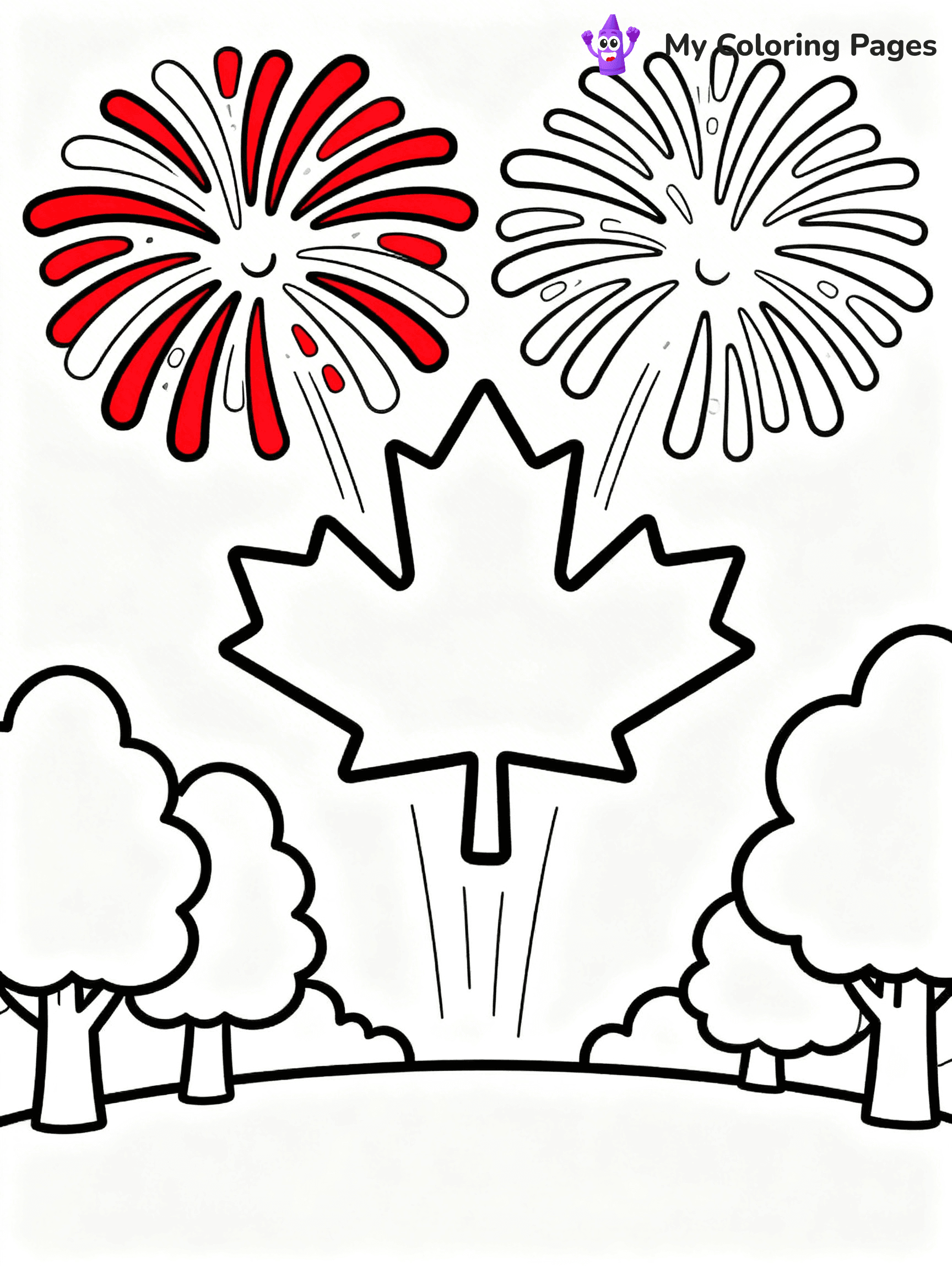 Kids Canada Day Coloring Pages - 17