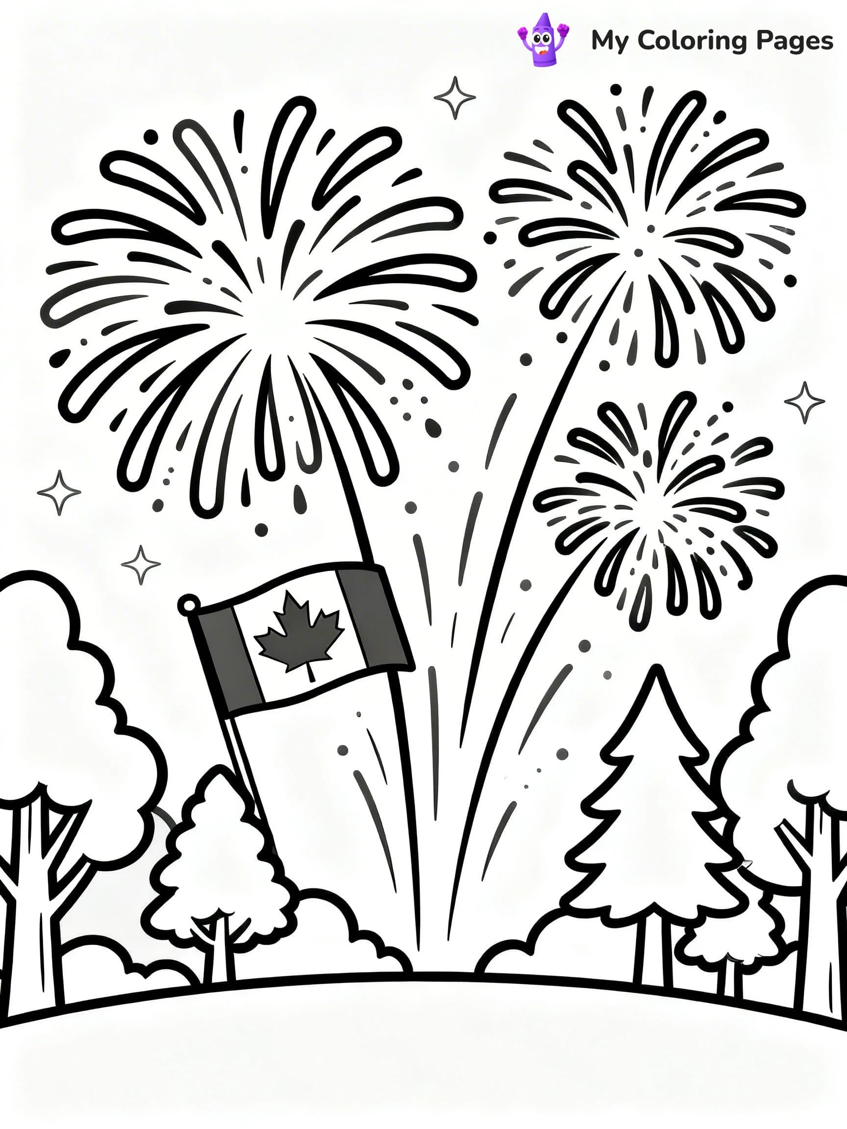 Kids Canada Day Coloring Pages - 14