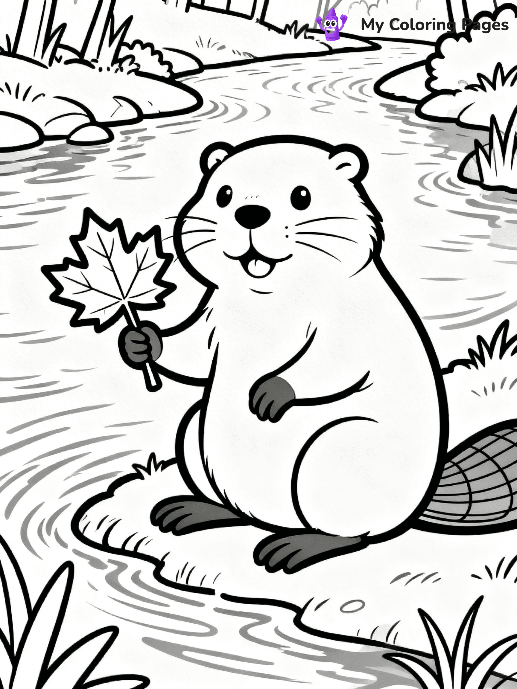 Kids Canada Day Coloring Pages - 3
