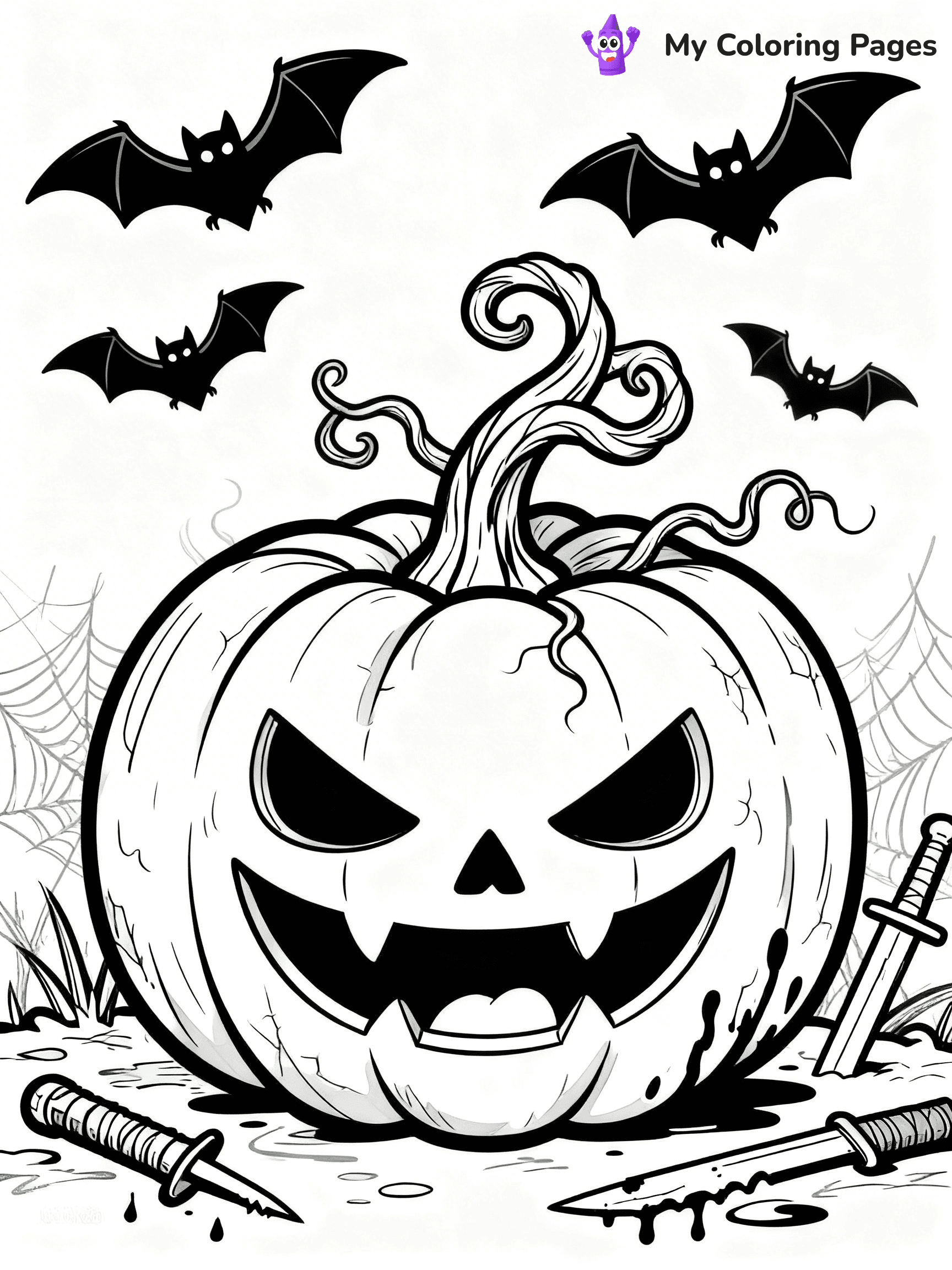 Scary Coloring Pages - 42