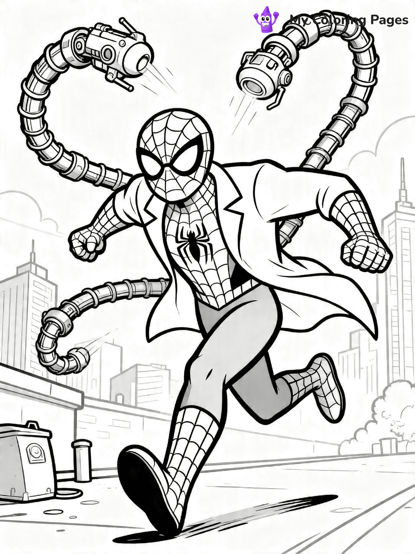 Doc Ock Coloring Pages - 24