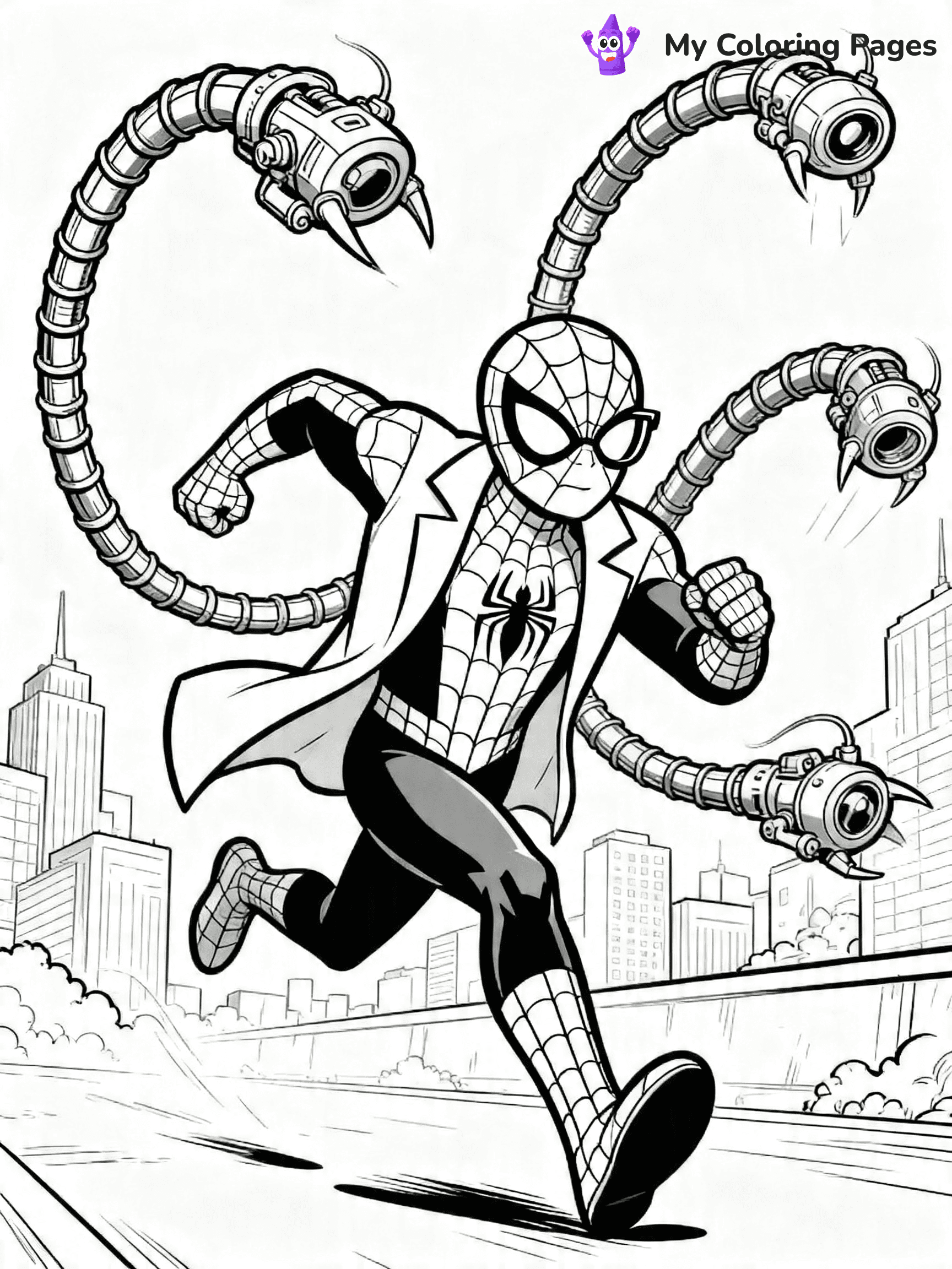 Doc Ock Coloring Pages - 23