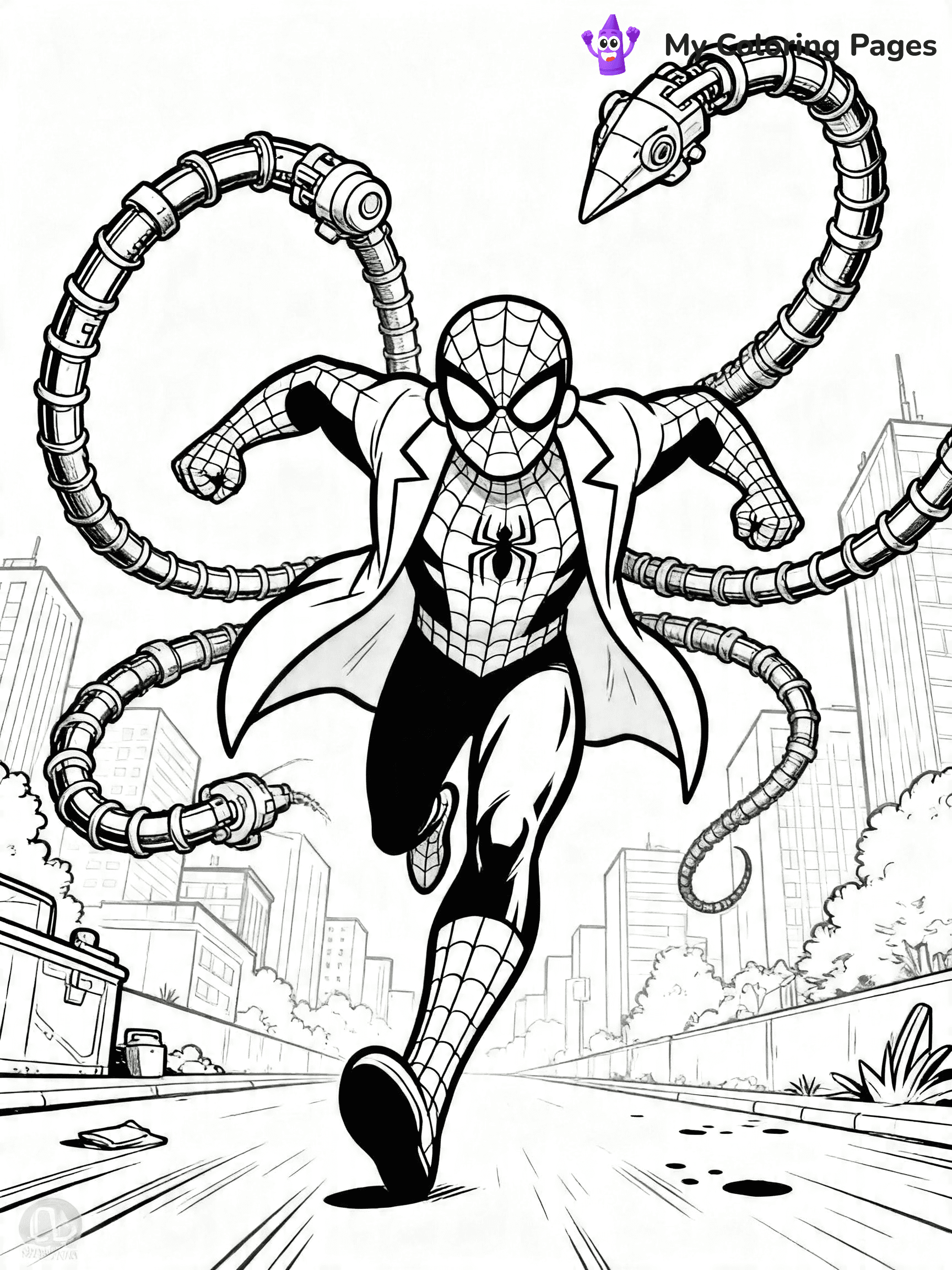 Doc Ock Coloring Pages - 22