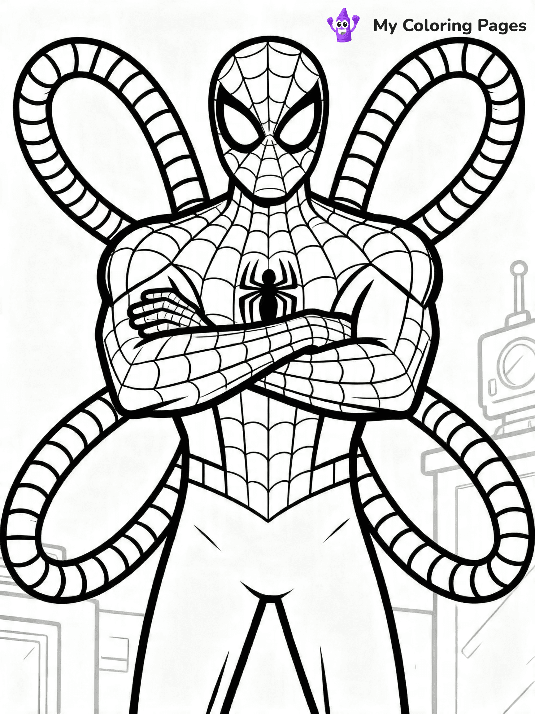 Doc Ock Coloring Pages - 21