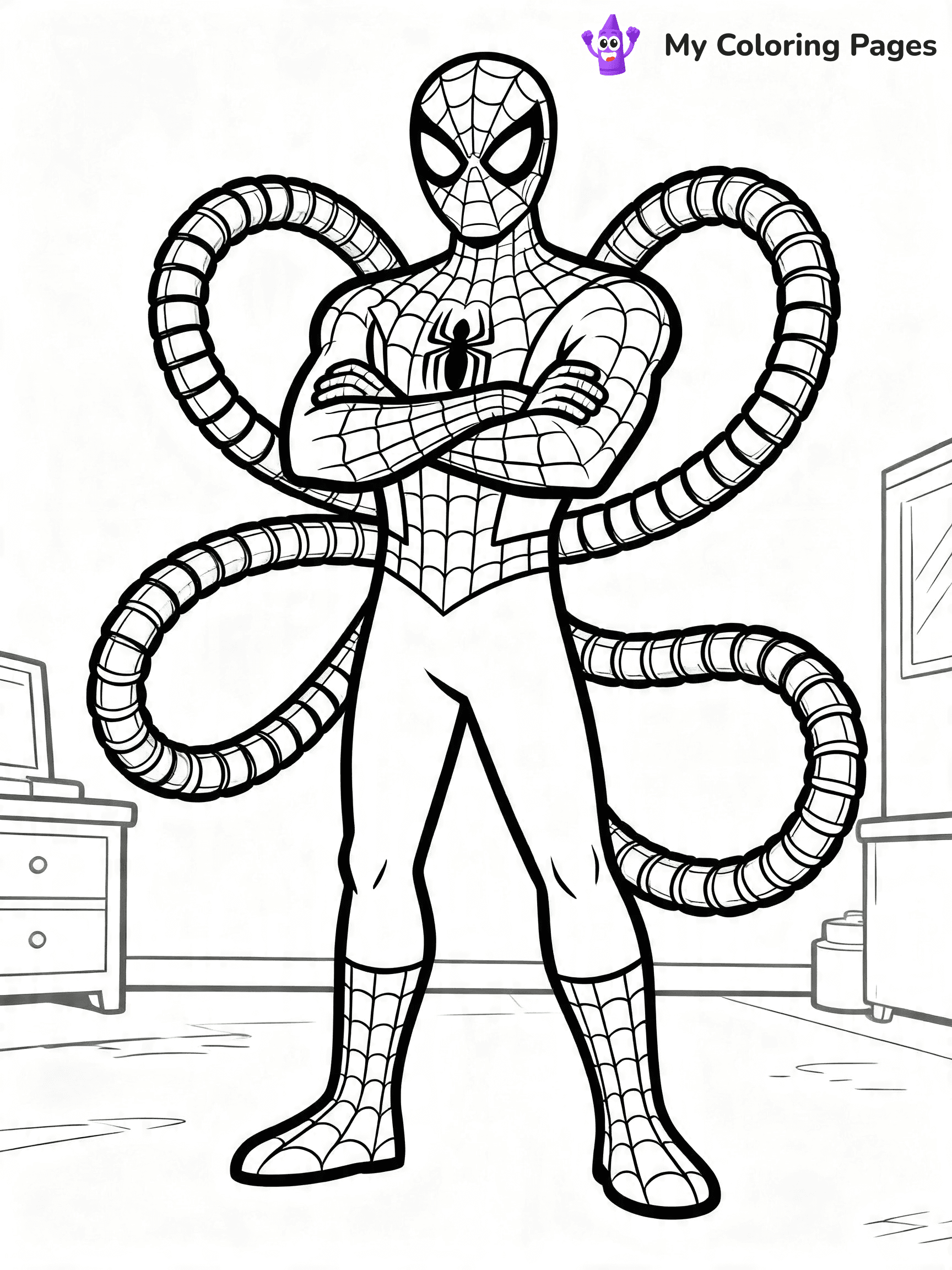Doc Ock Coloring Pages - 20