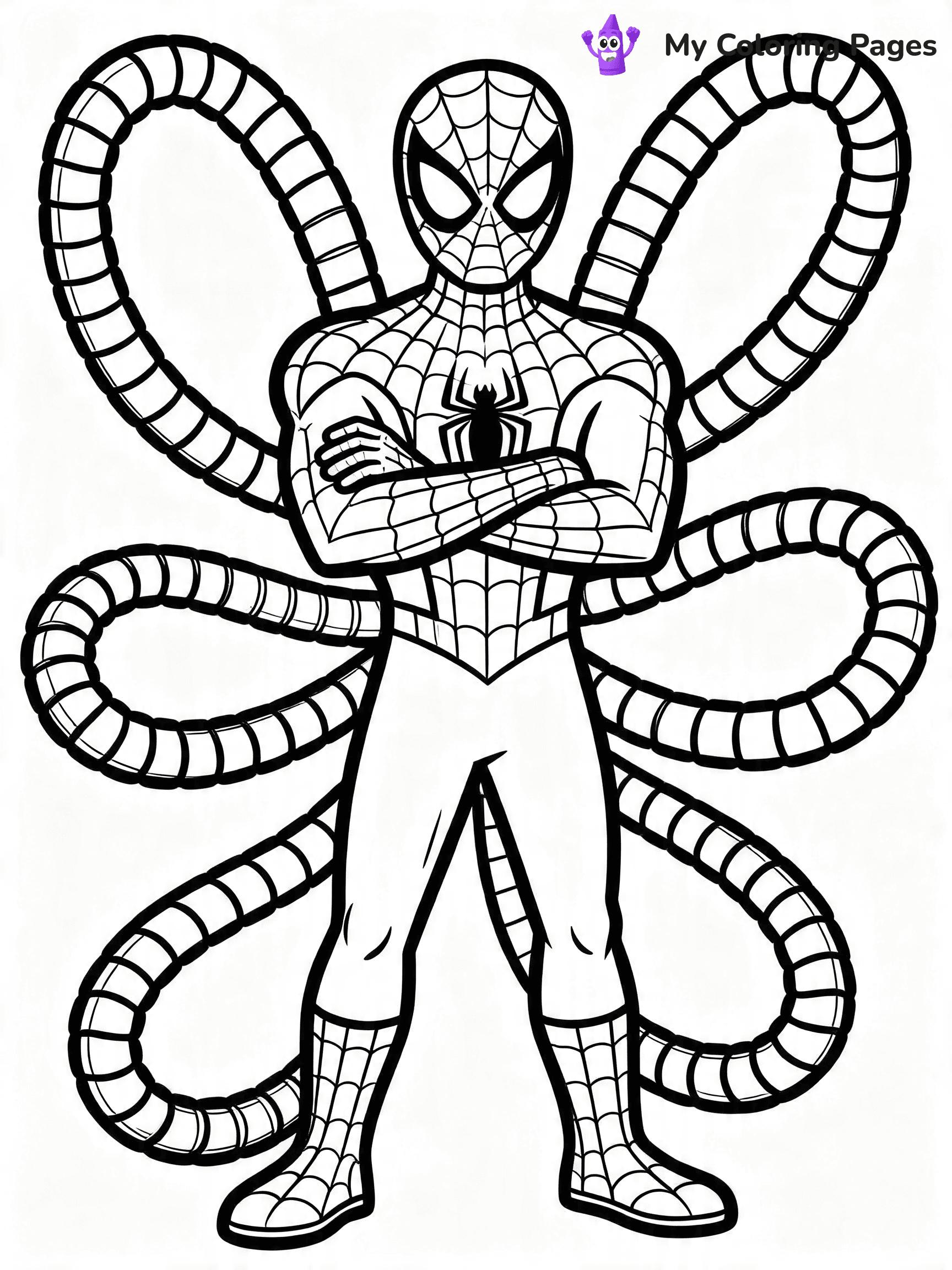 Doc Ock Coloring Pages - 19