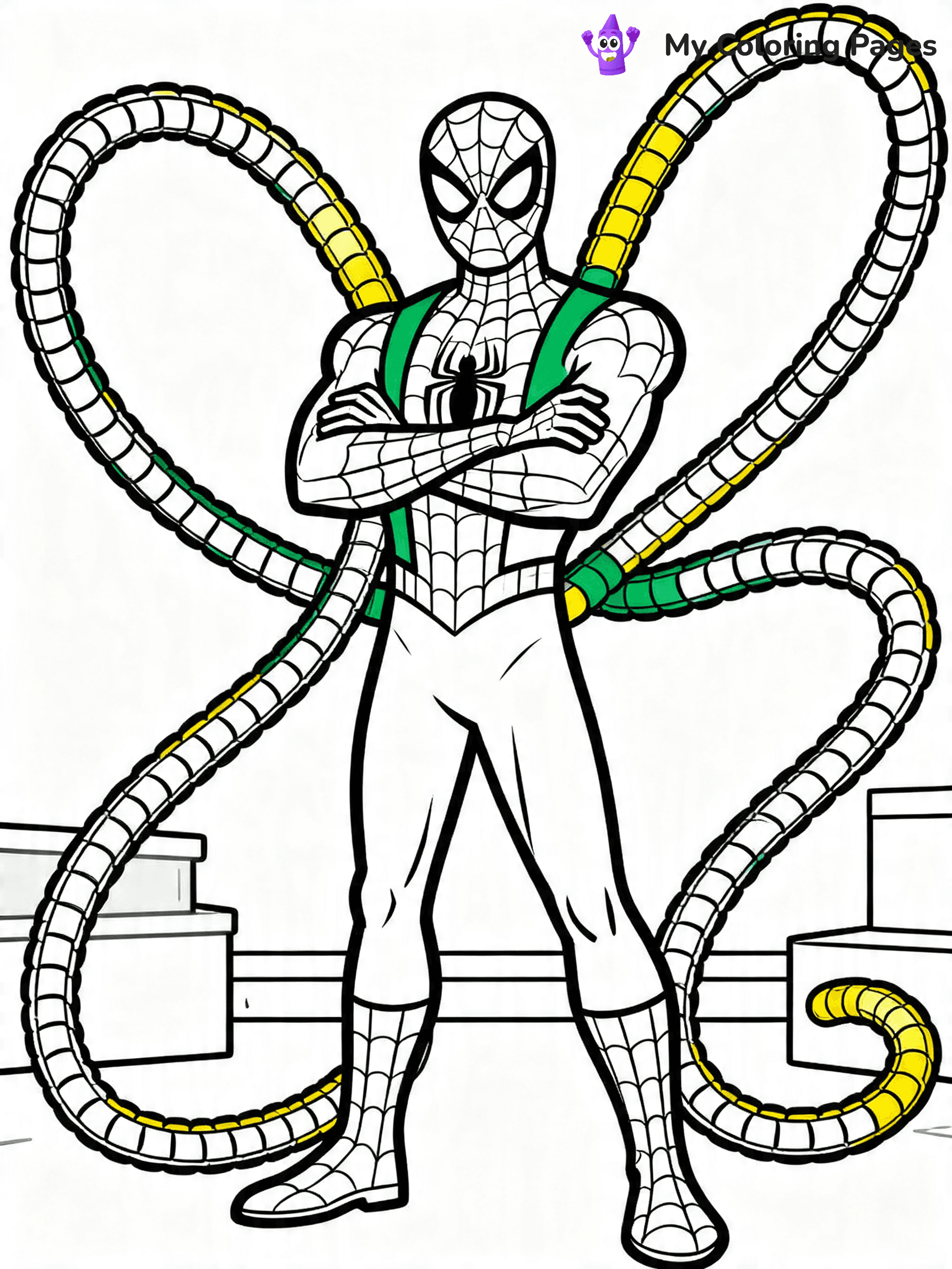 Doc Ock Coloring Pages - 18