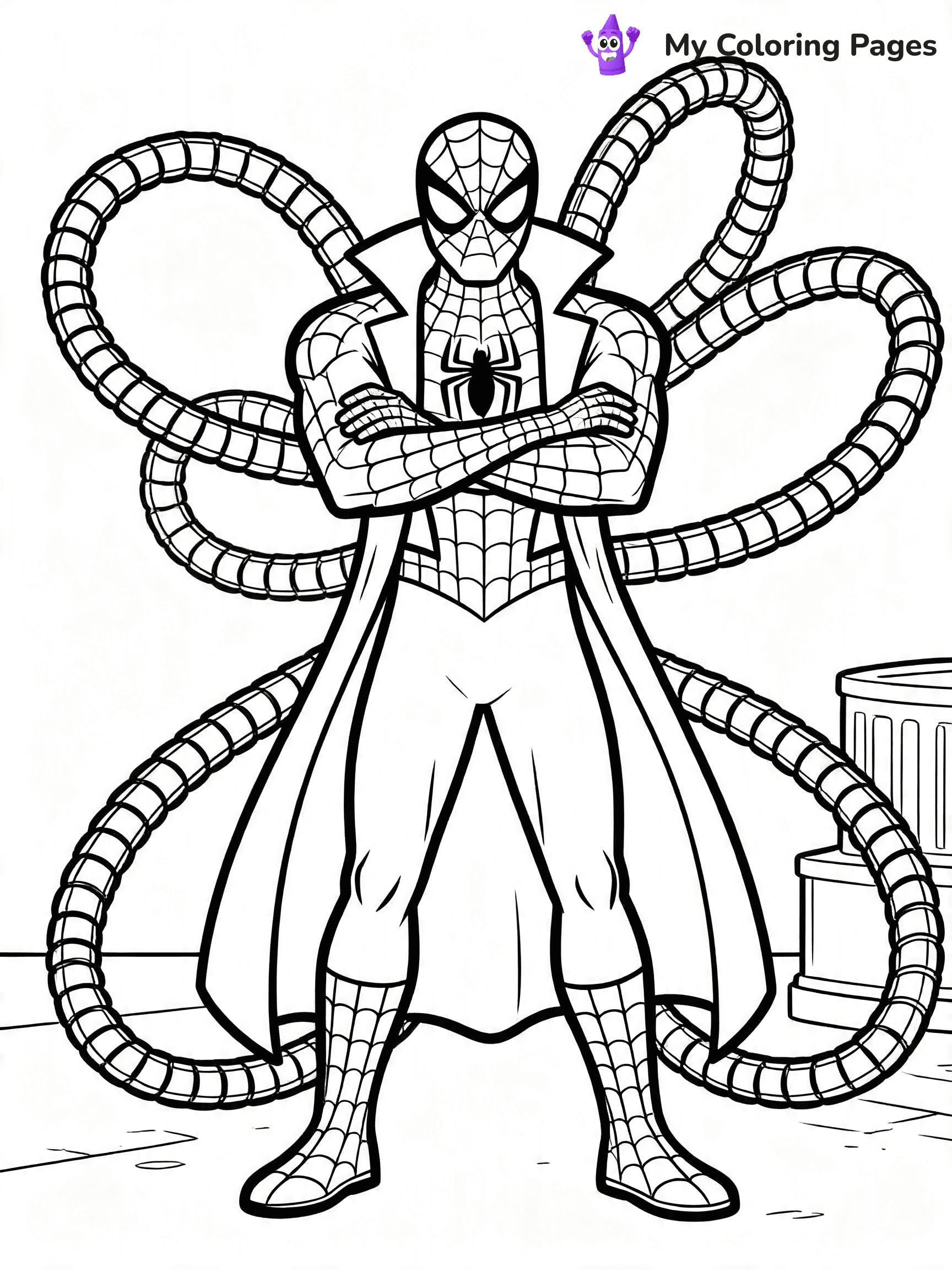 Doc Ock Coloring Pages - 17