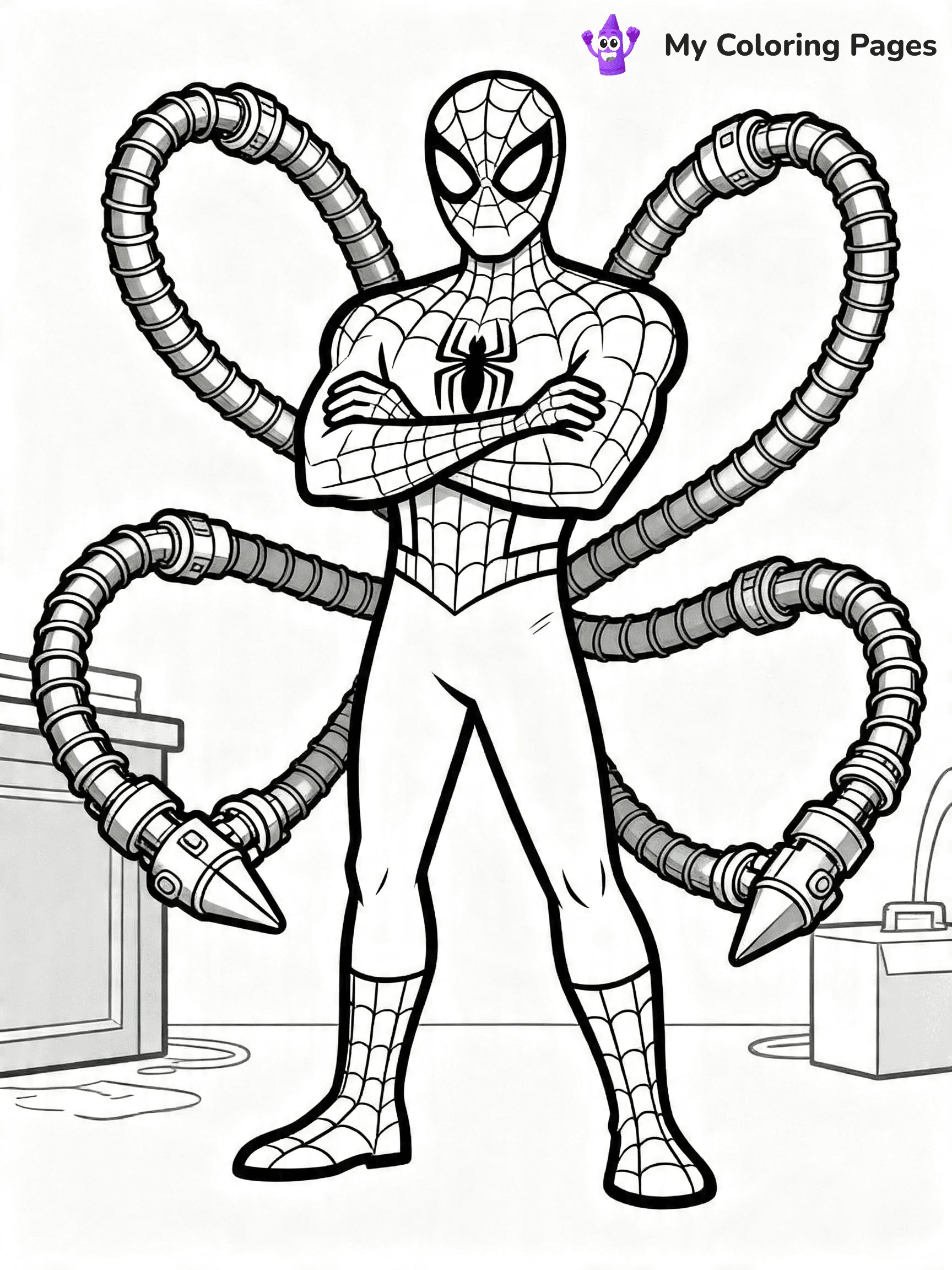 Doc Ock Coloring Pages - 16