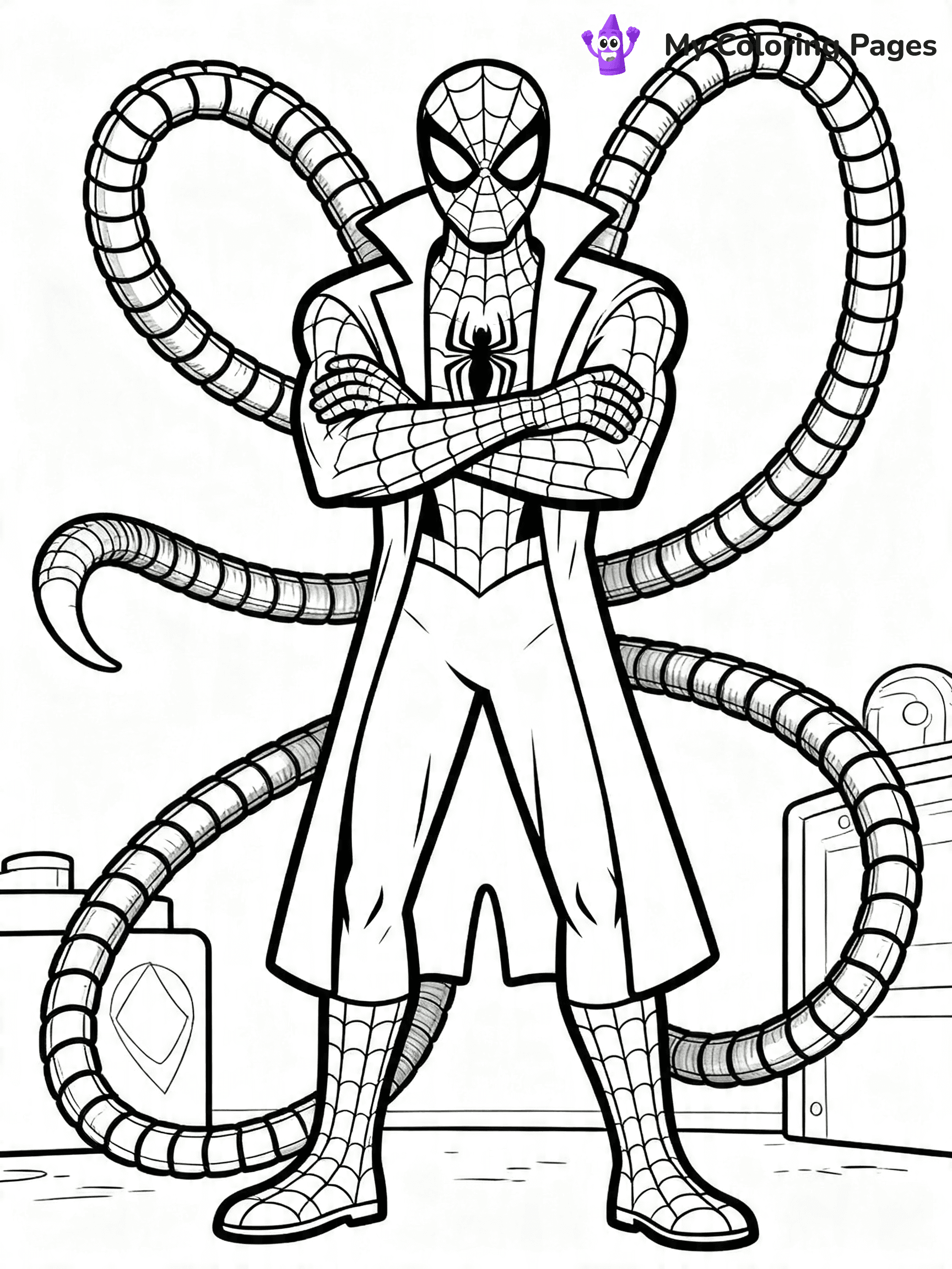Doc Ock Coloring Pages - 15