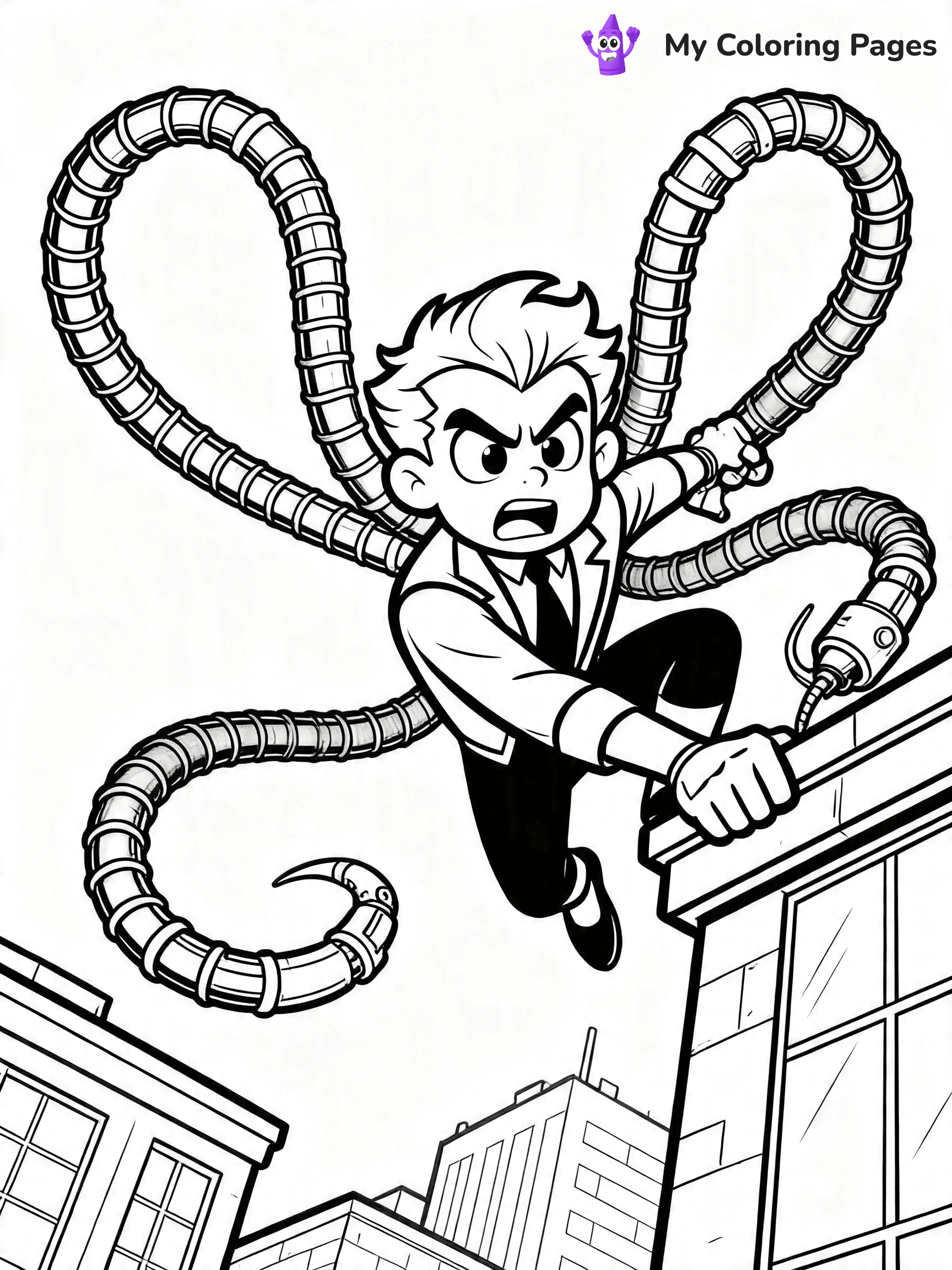 Doc Ock Coloring Pages - 13