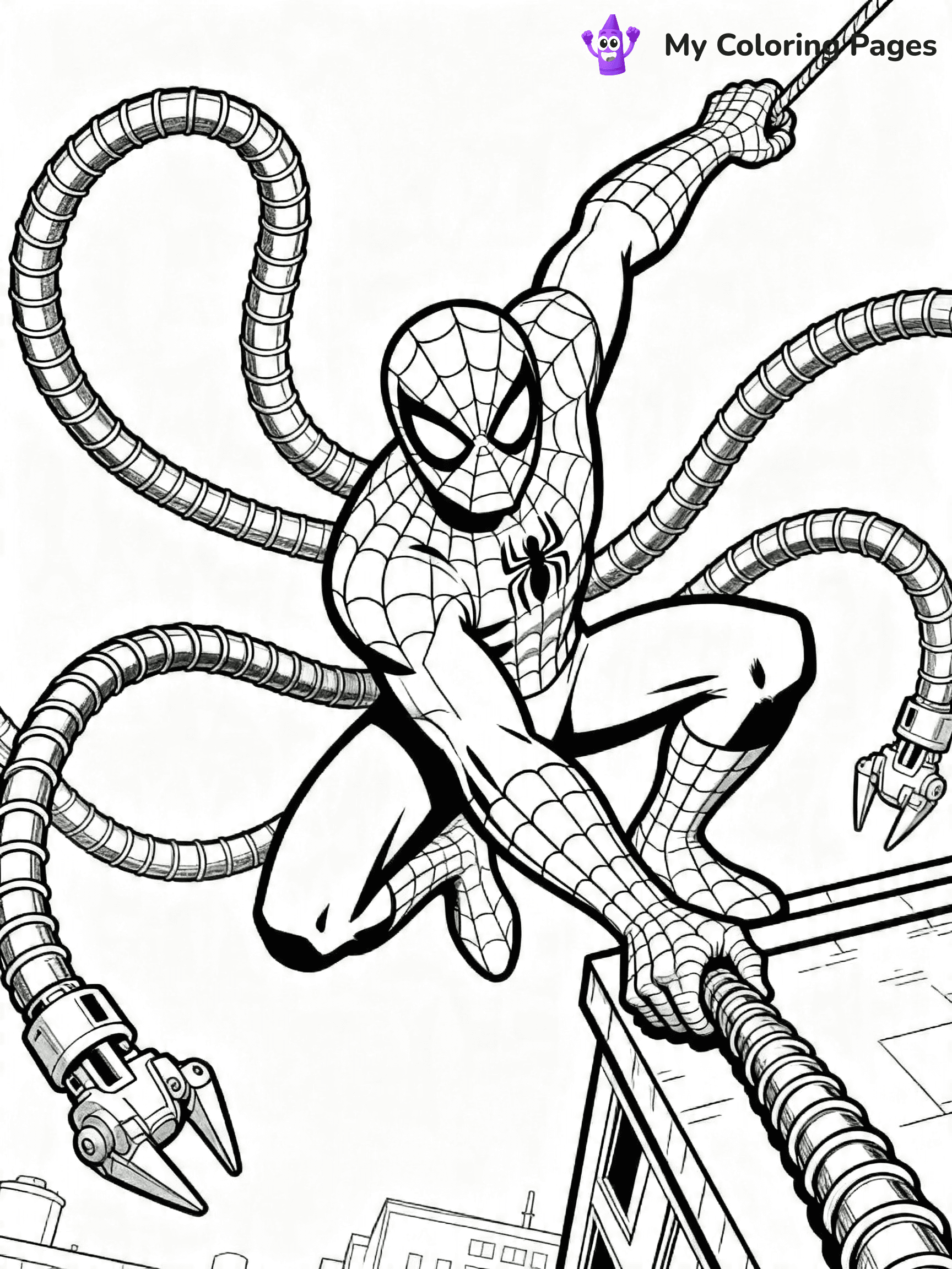 Doc Ock Coloring Pages - 12