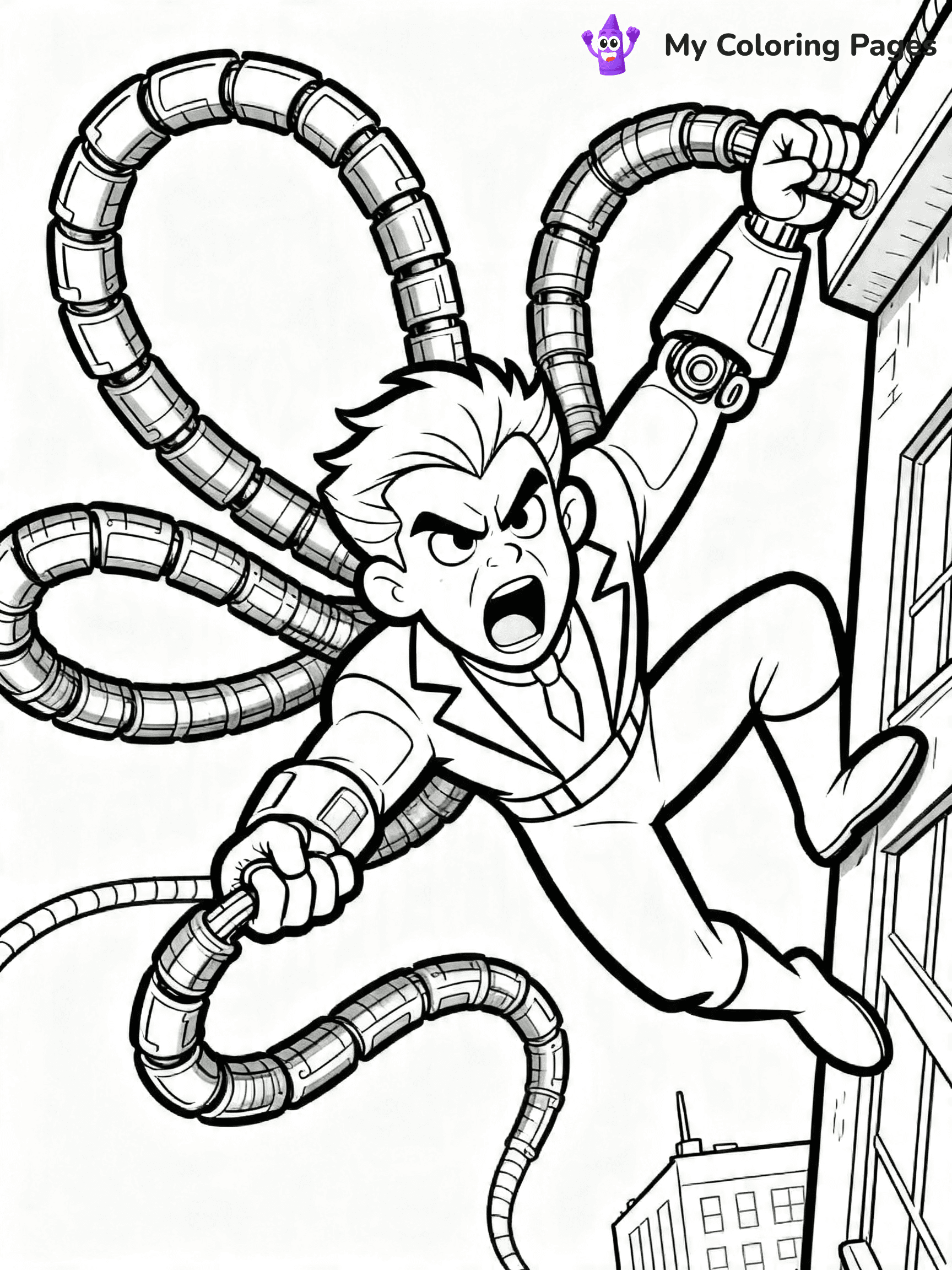 Doc Ock Coloring Pages - 9