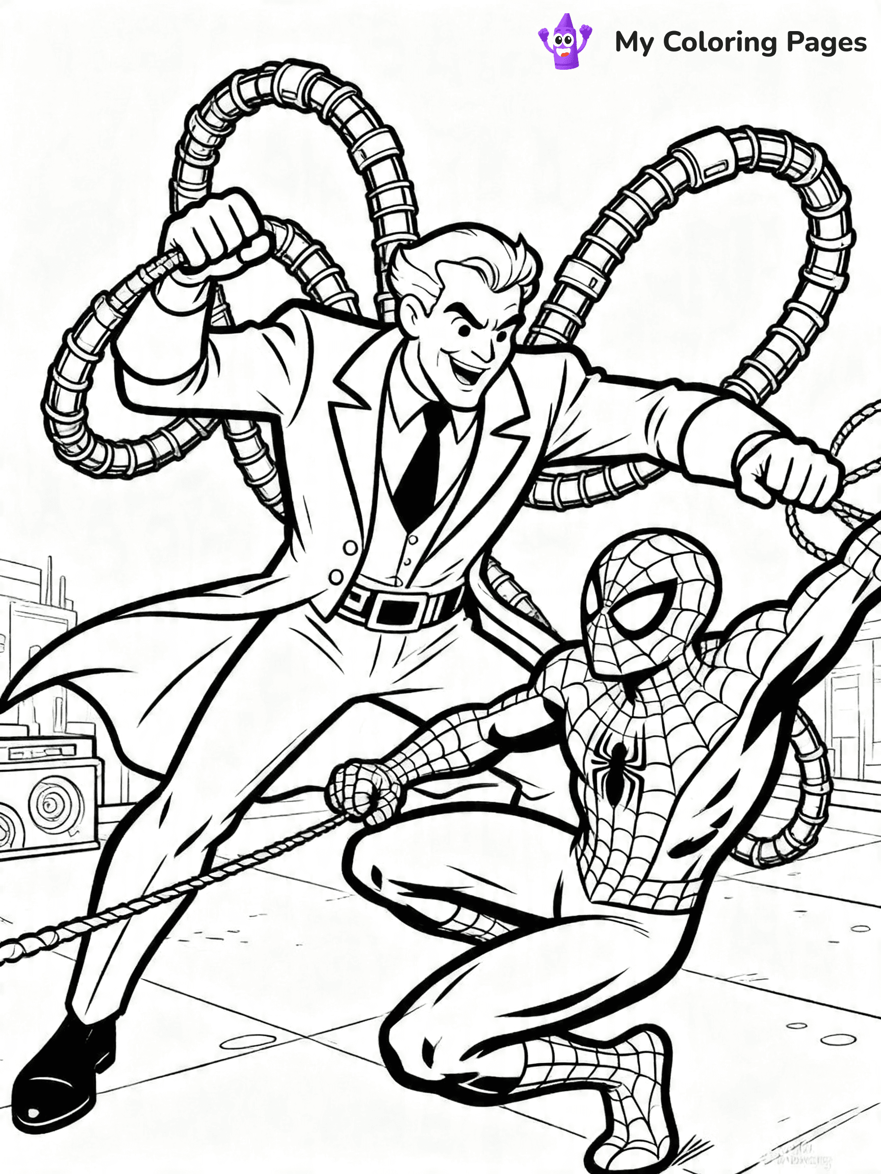Doc Ock Coloring Pages - 6
