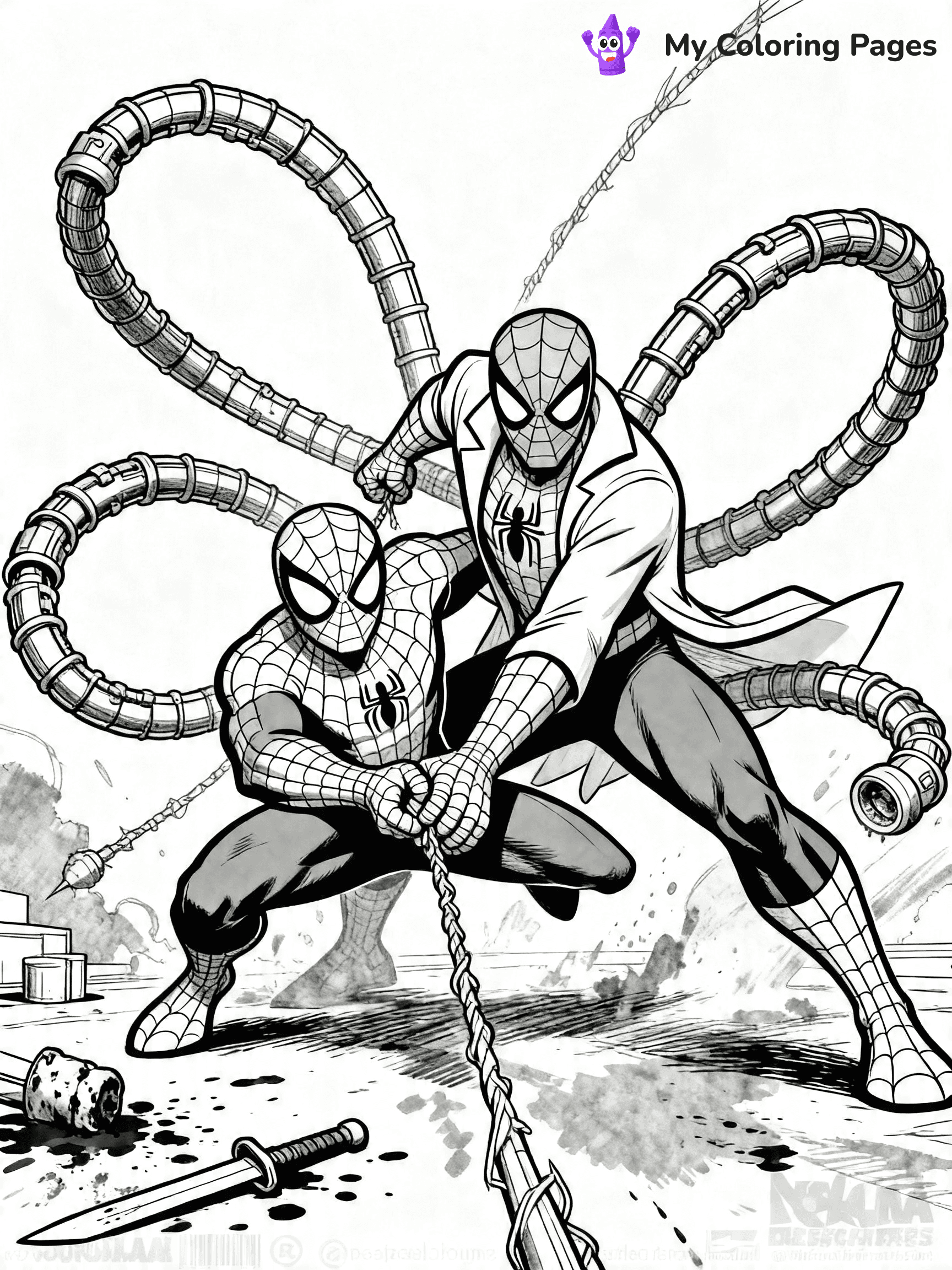 Doc Ock Coloring Pages - 5