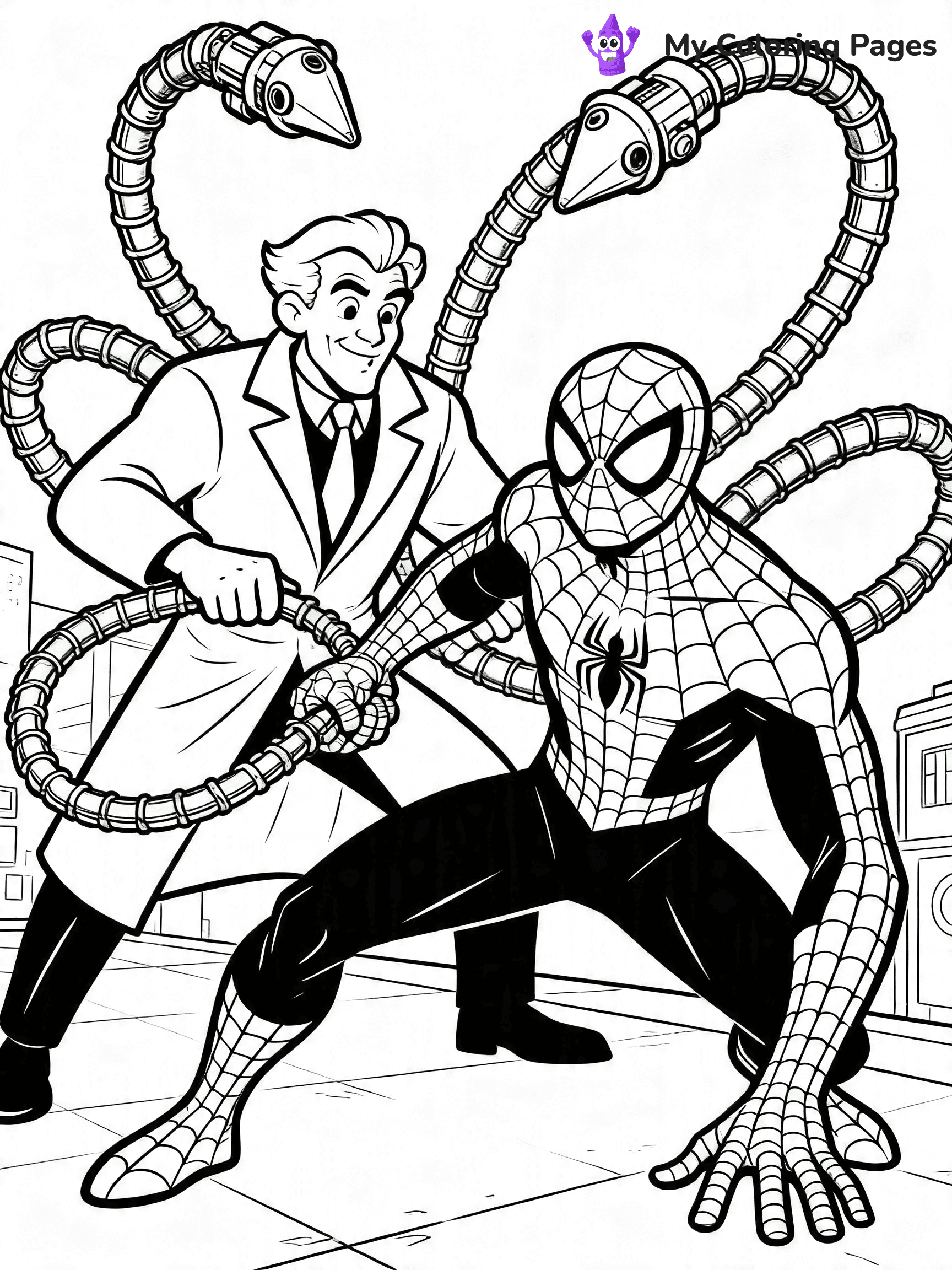 Doc Ock Coloring Pages - 4