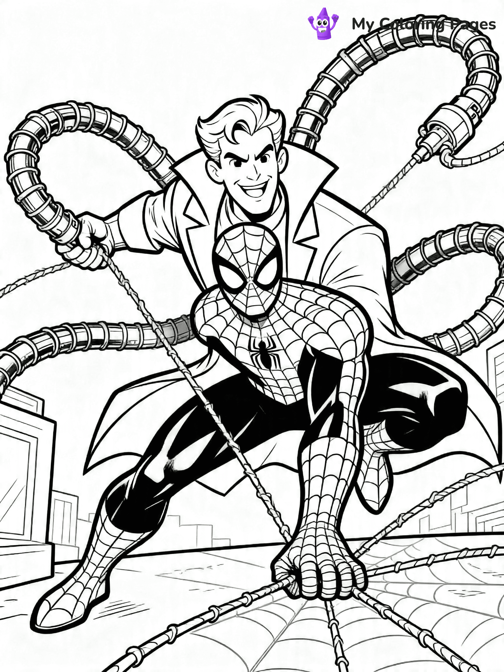 Doc Ock Coloring Pages - 3