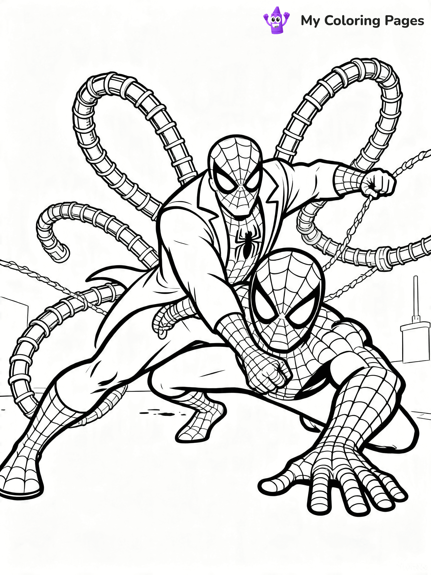 Doc Ock Coloring Pages - 1