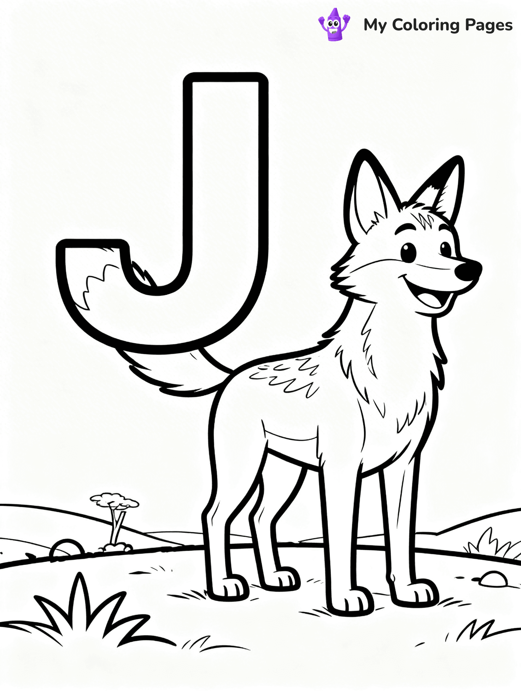 Letter J Coloring Pages - 11