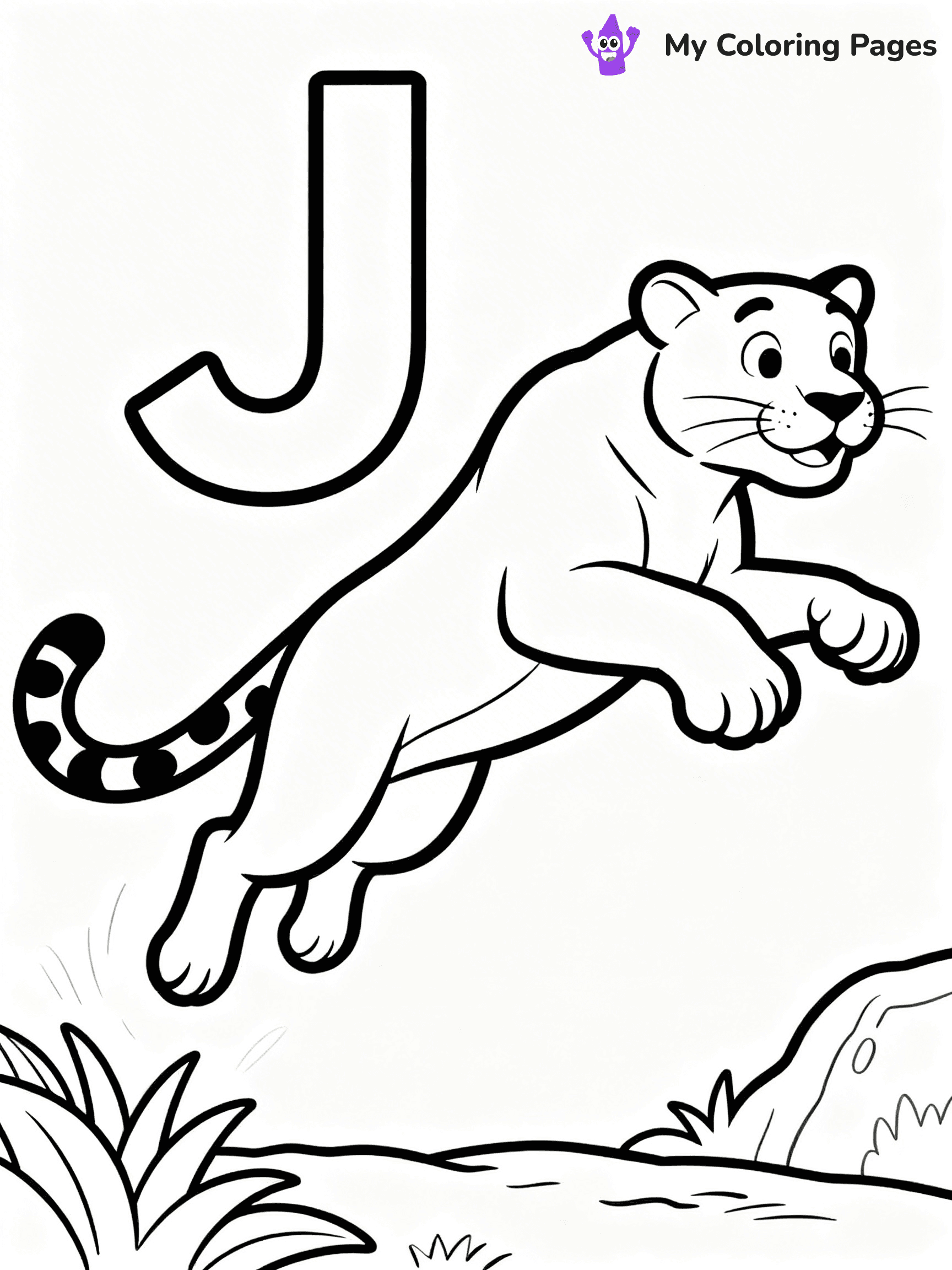 Letter J Coloring Pages - 3