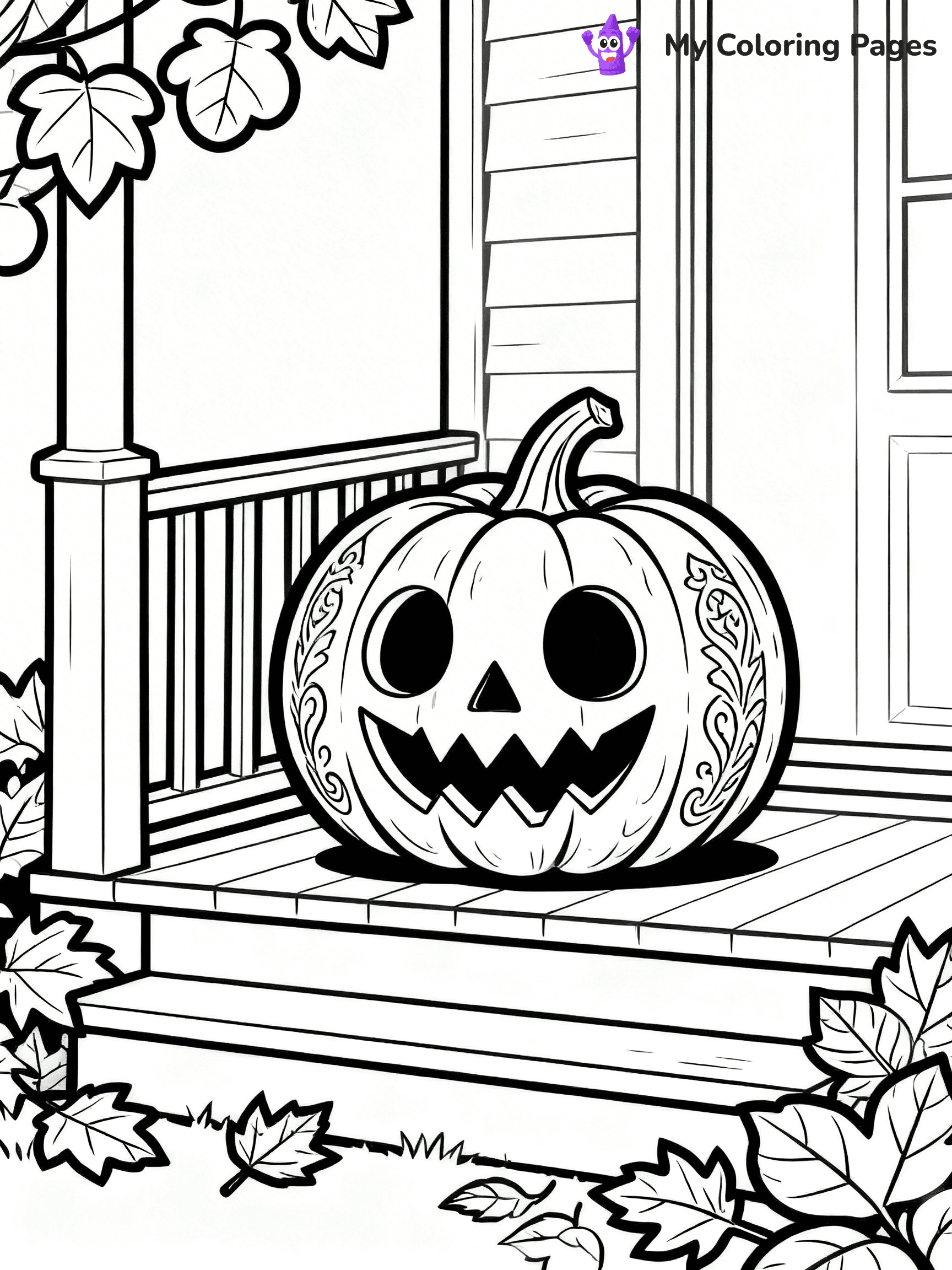 Spooky Halloween Coloring Pages - 80