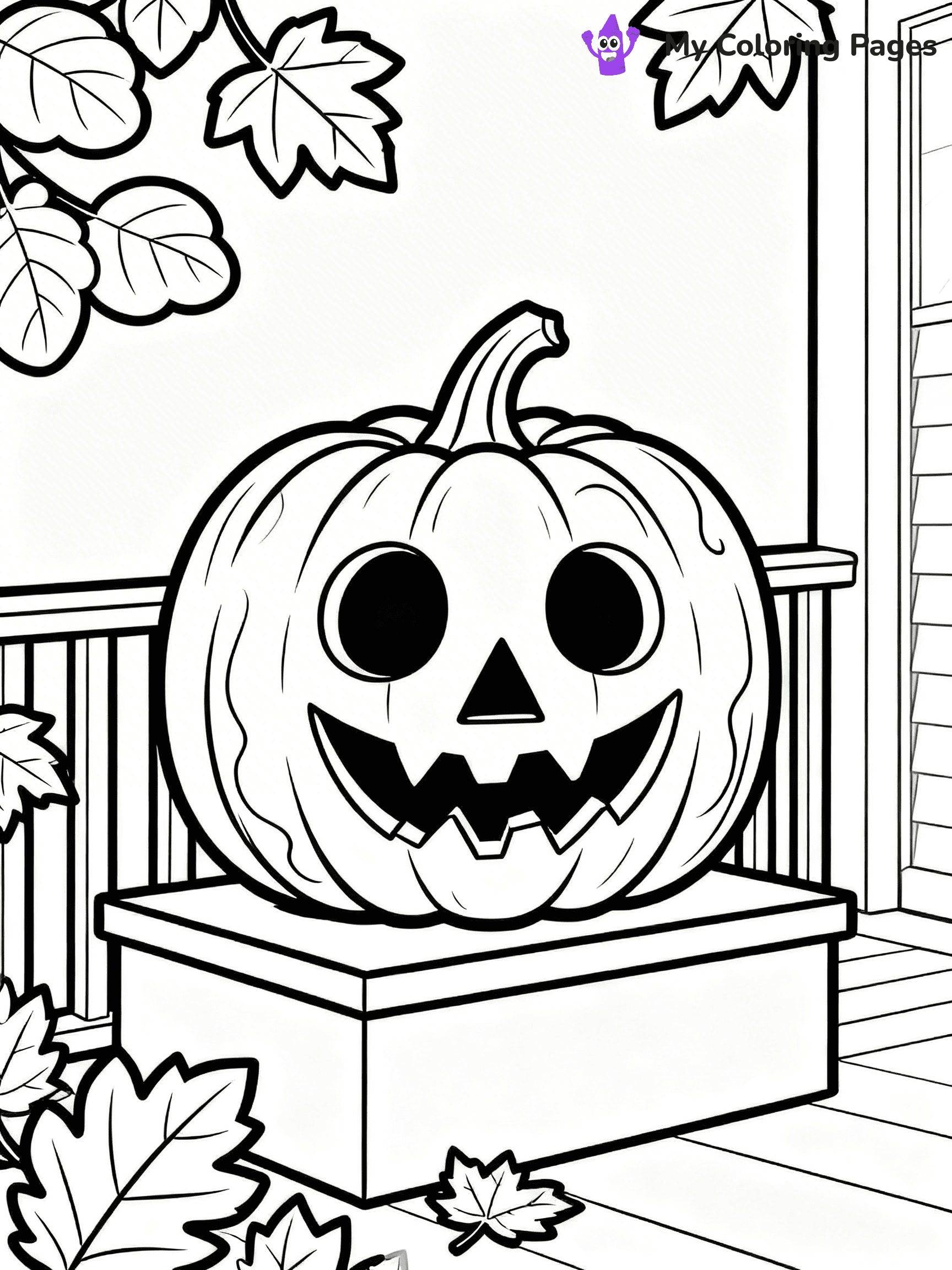 Spooky Halloween Coloring Pages - 79