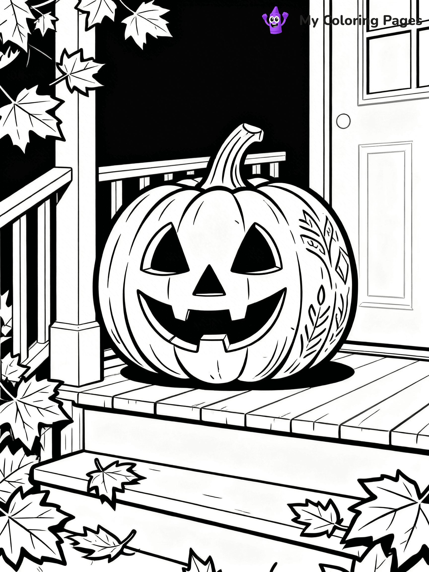 Spooky Halloween Coloring Pages - 78
