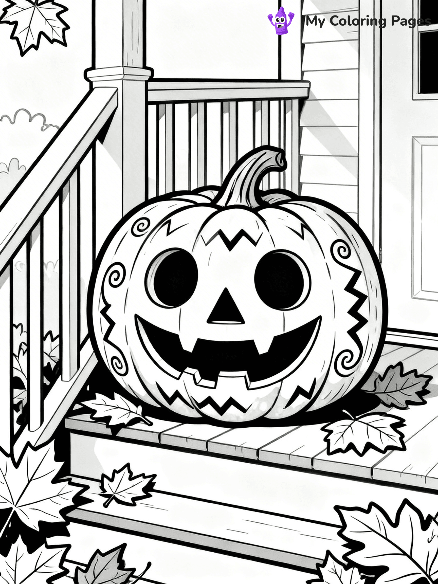 Spooky Halloween Coloring Pages - 77