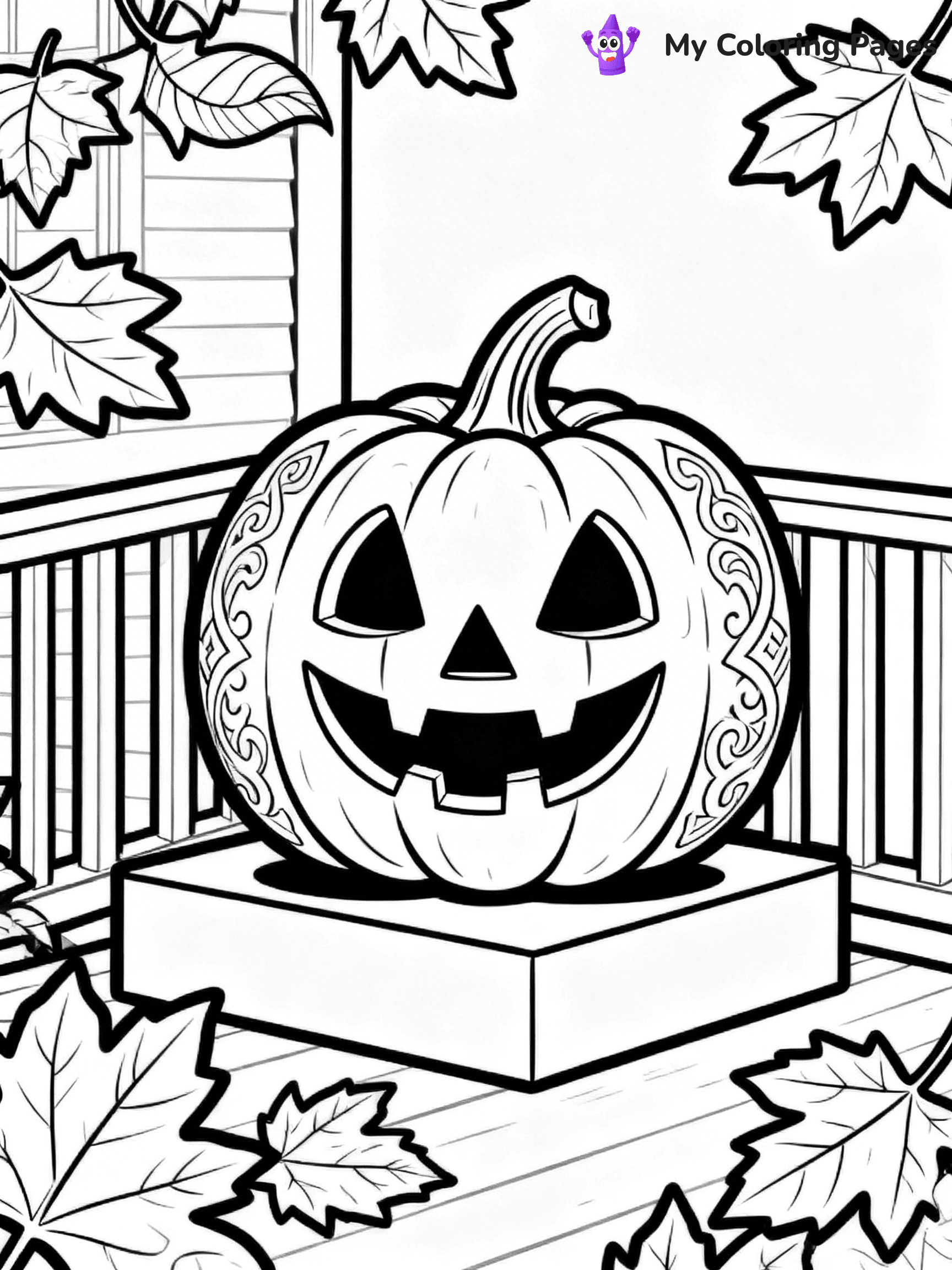 Spooky Halloween Coloring Pages - 75