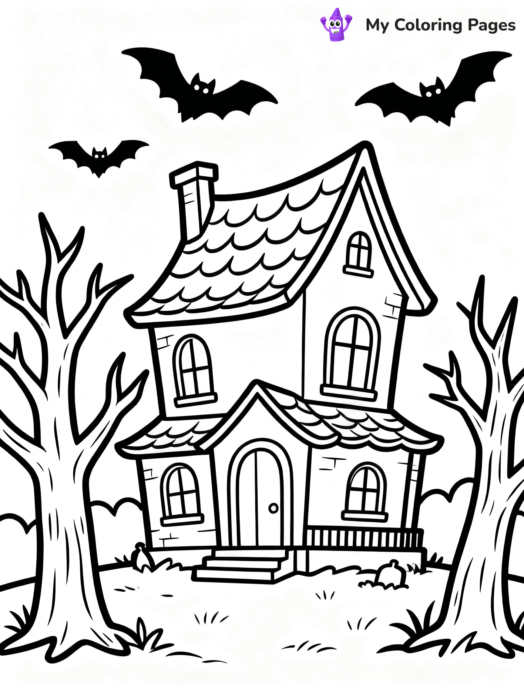 Spooky Halloween Coloring Pages - 74