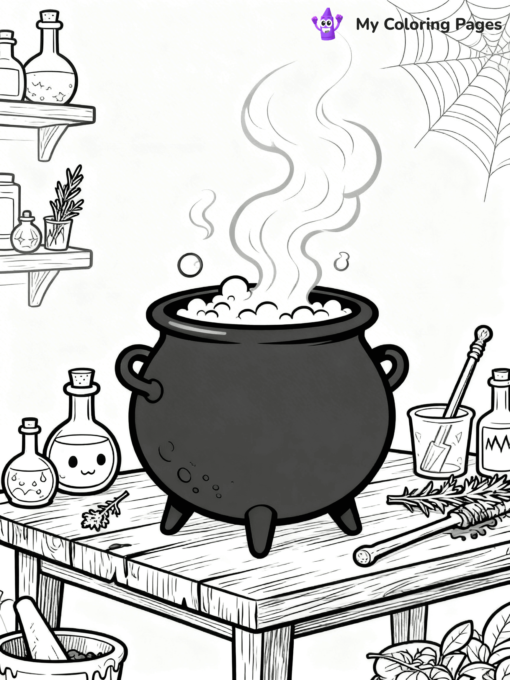 Spooky Halloween Coloring Pages - 63