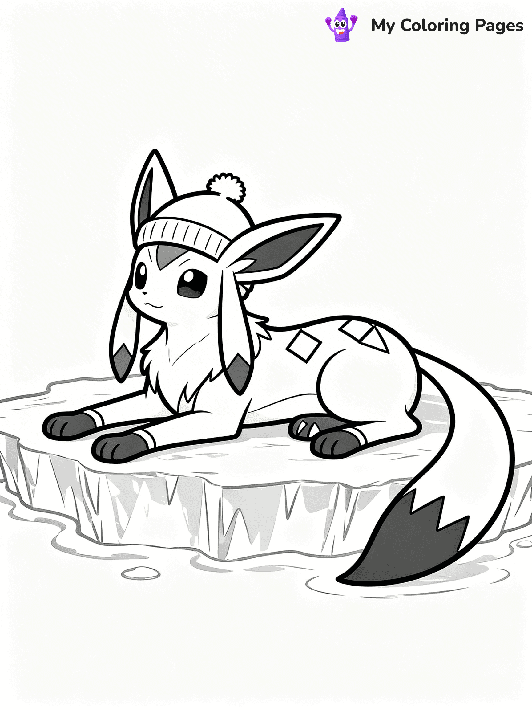 Glaceon Coloring Pages - 29