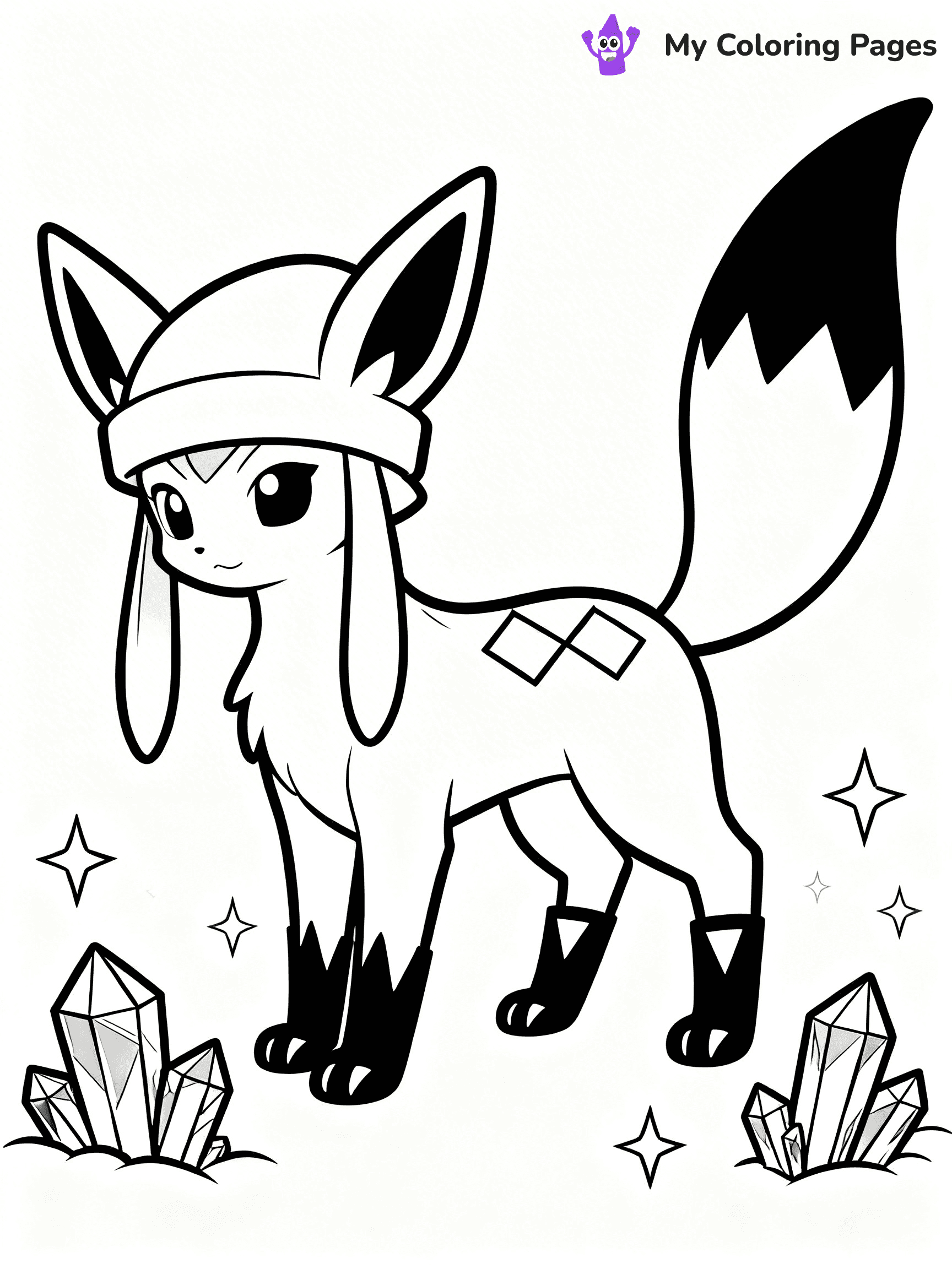 Glaceon Coloring Pages - 5
